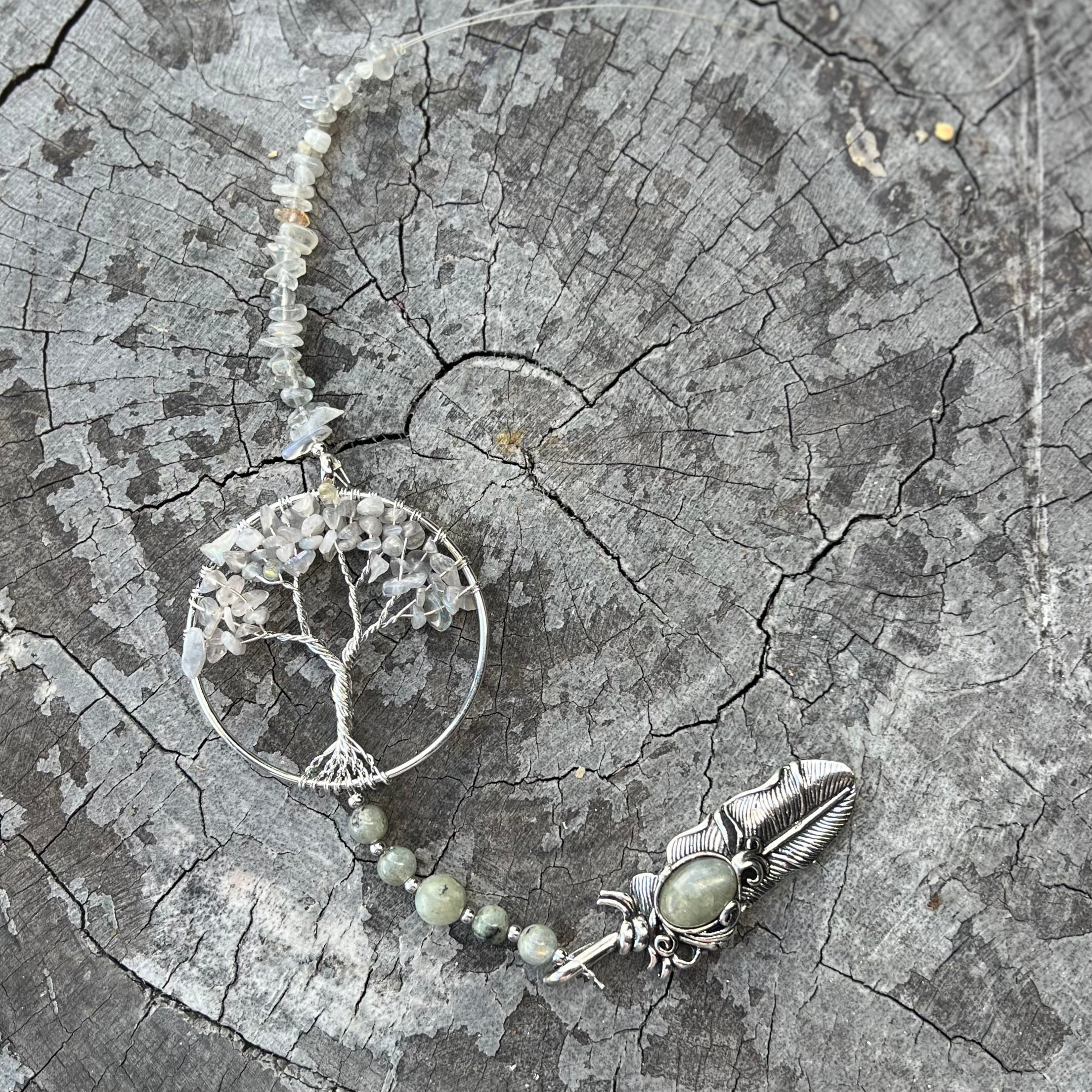 Tree of Life Hanger ~ Labradorite