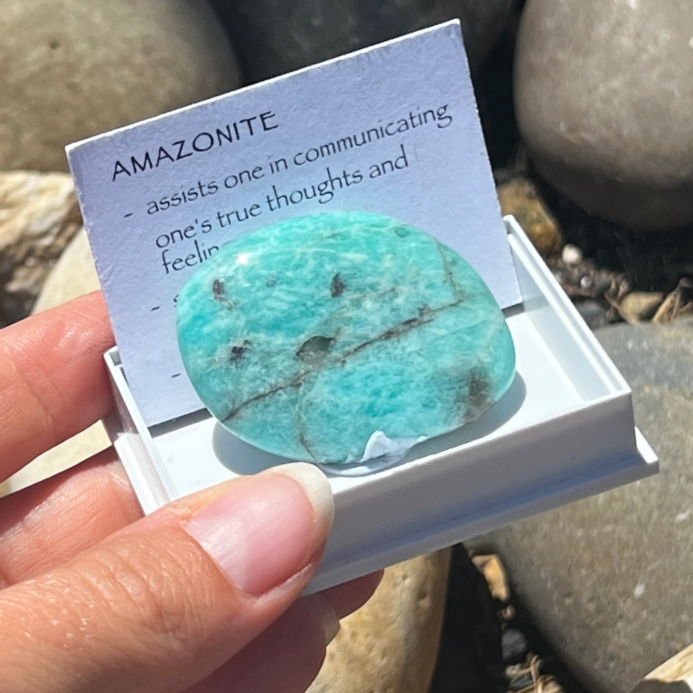 Amazonite  ~ Specialty Boxed Crystal