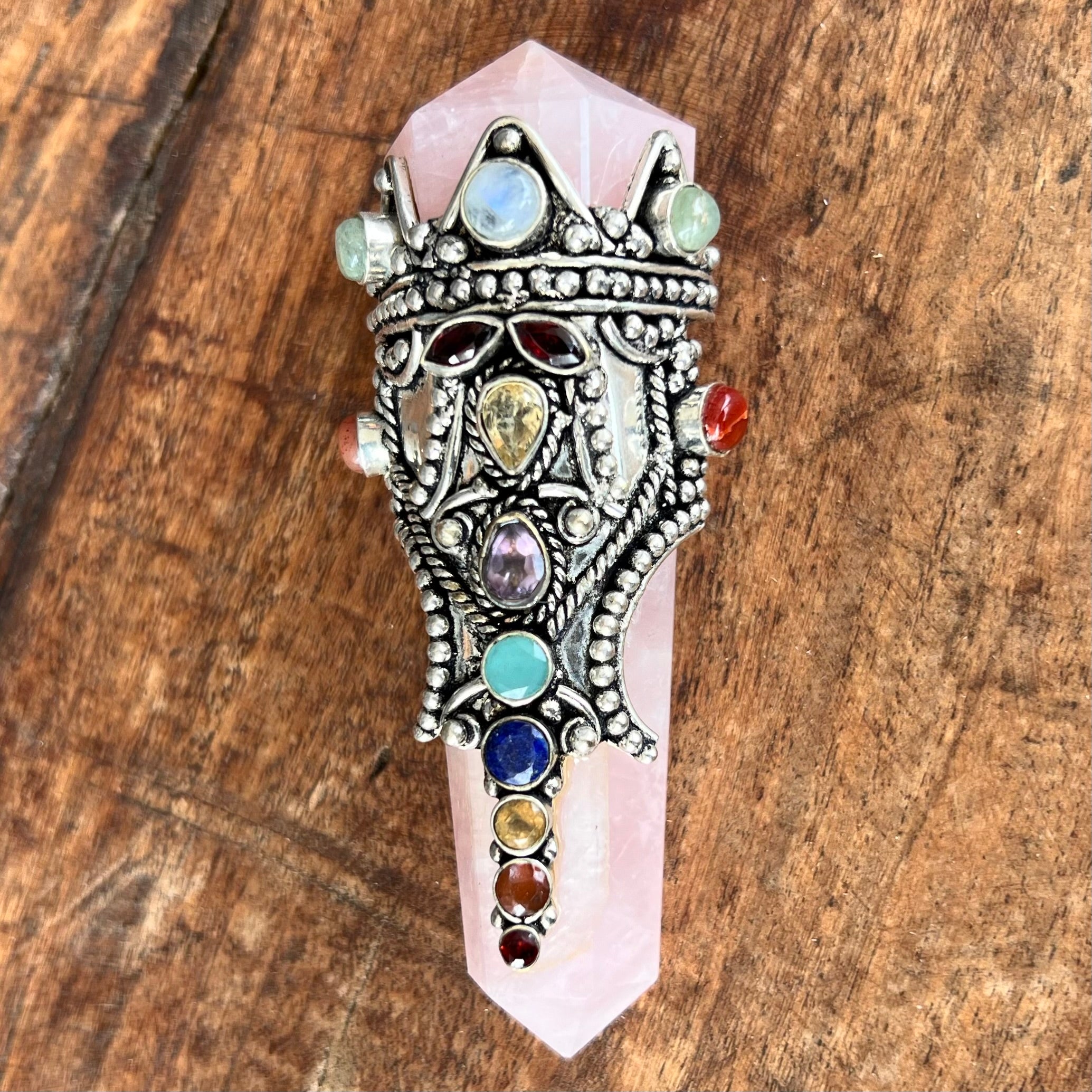 Super Wand ~ Embellished Rose Quartz