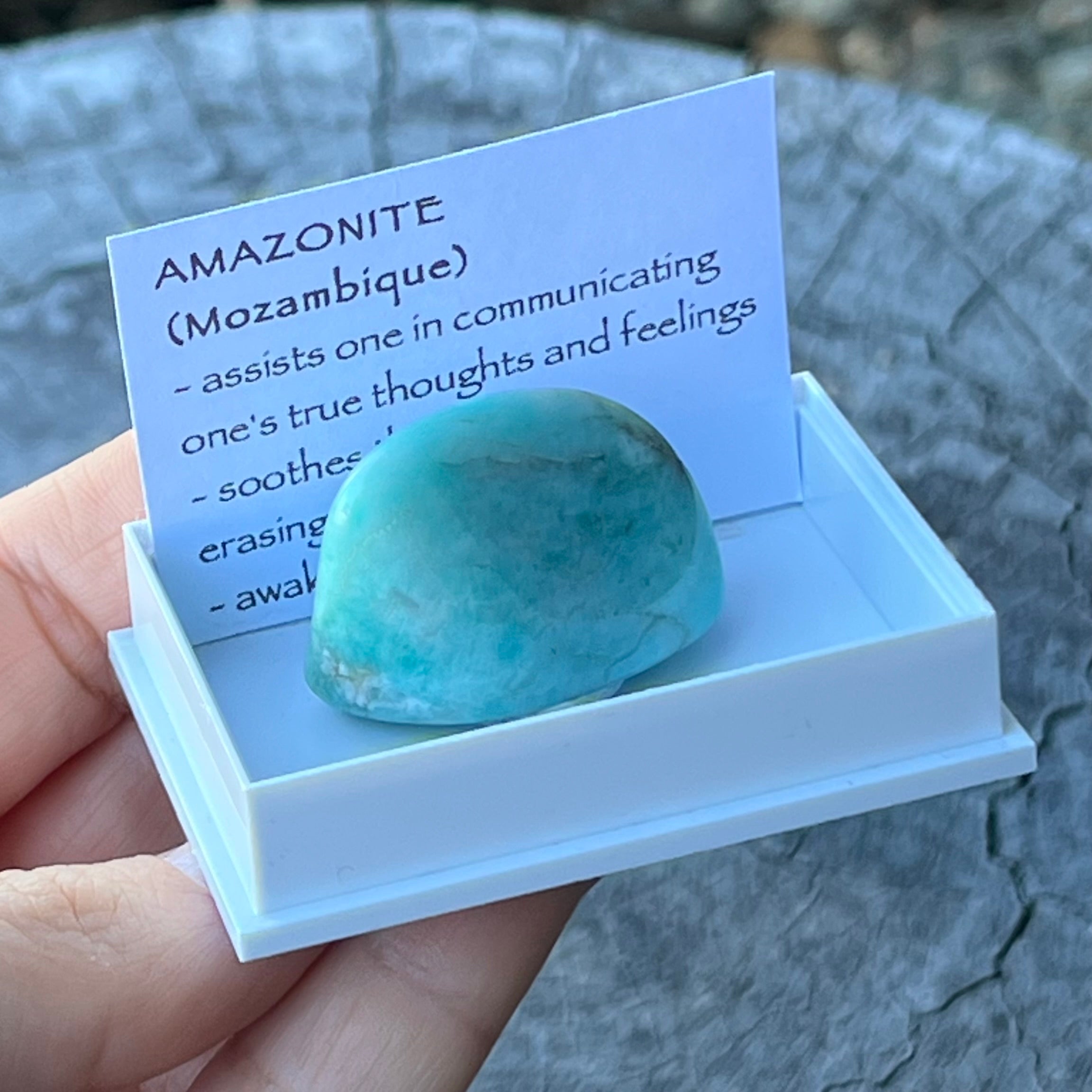 Amazonite  ~ Specialty Boxed Crystal