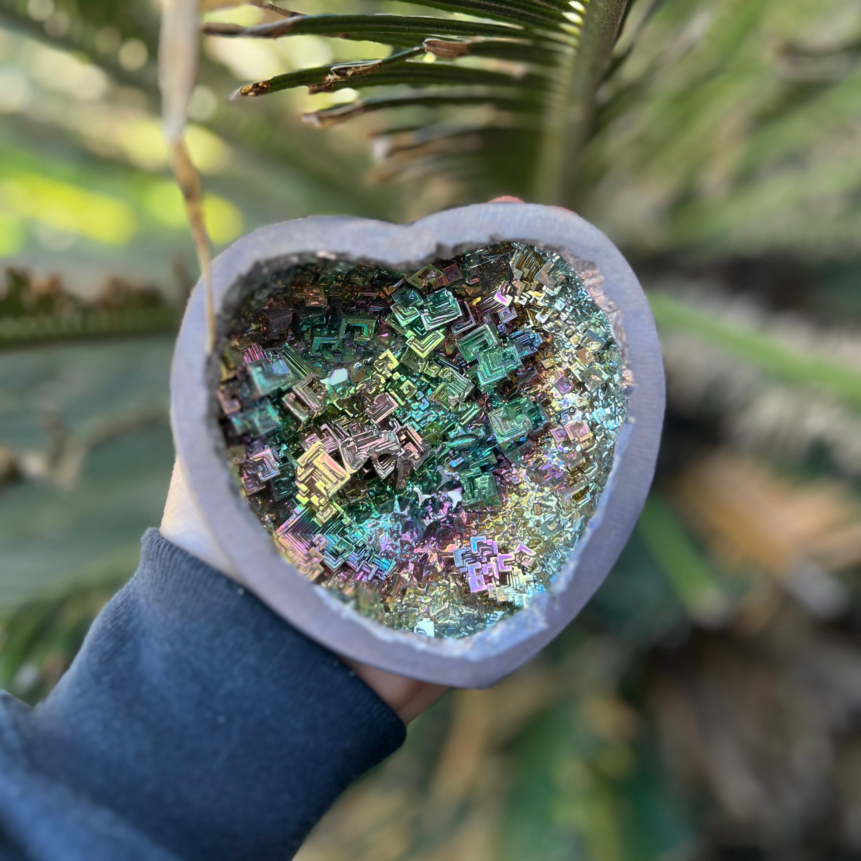 Bismuth Heart Carving