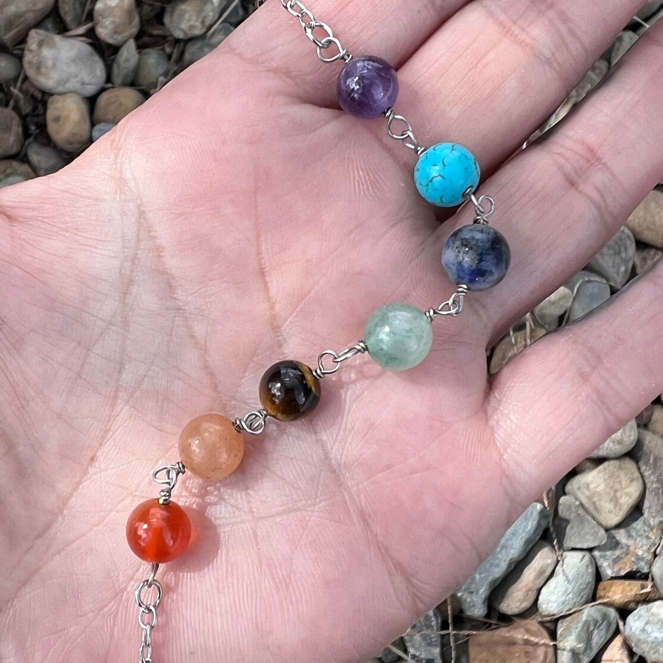 Chakra Beaded Necklace