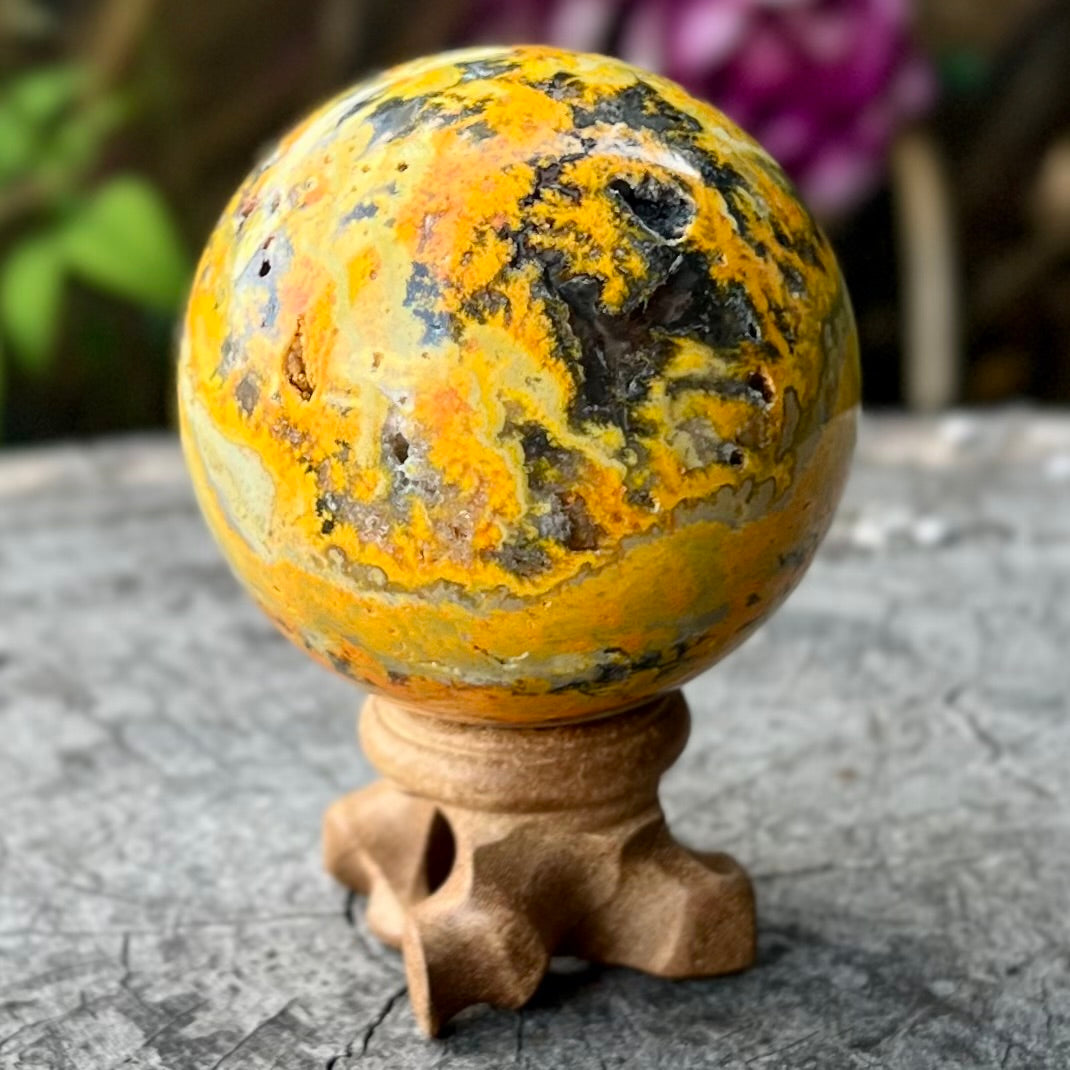 Bumble Bee Jasper Sphere