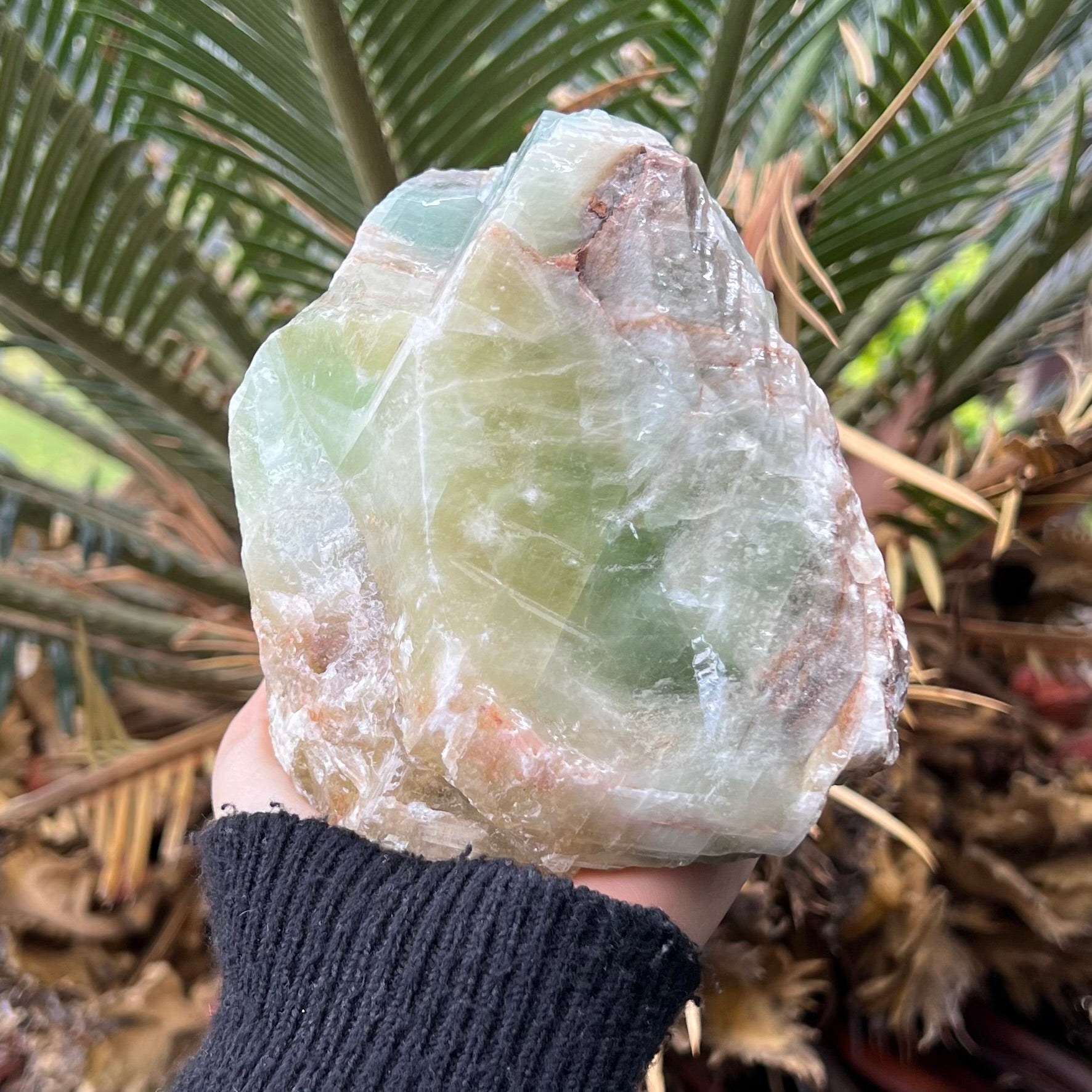 Pistachio Calcite Chunk
