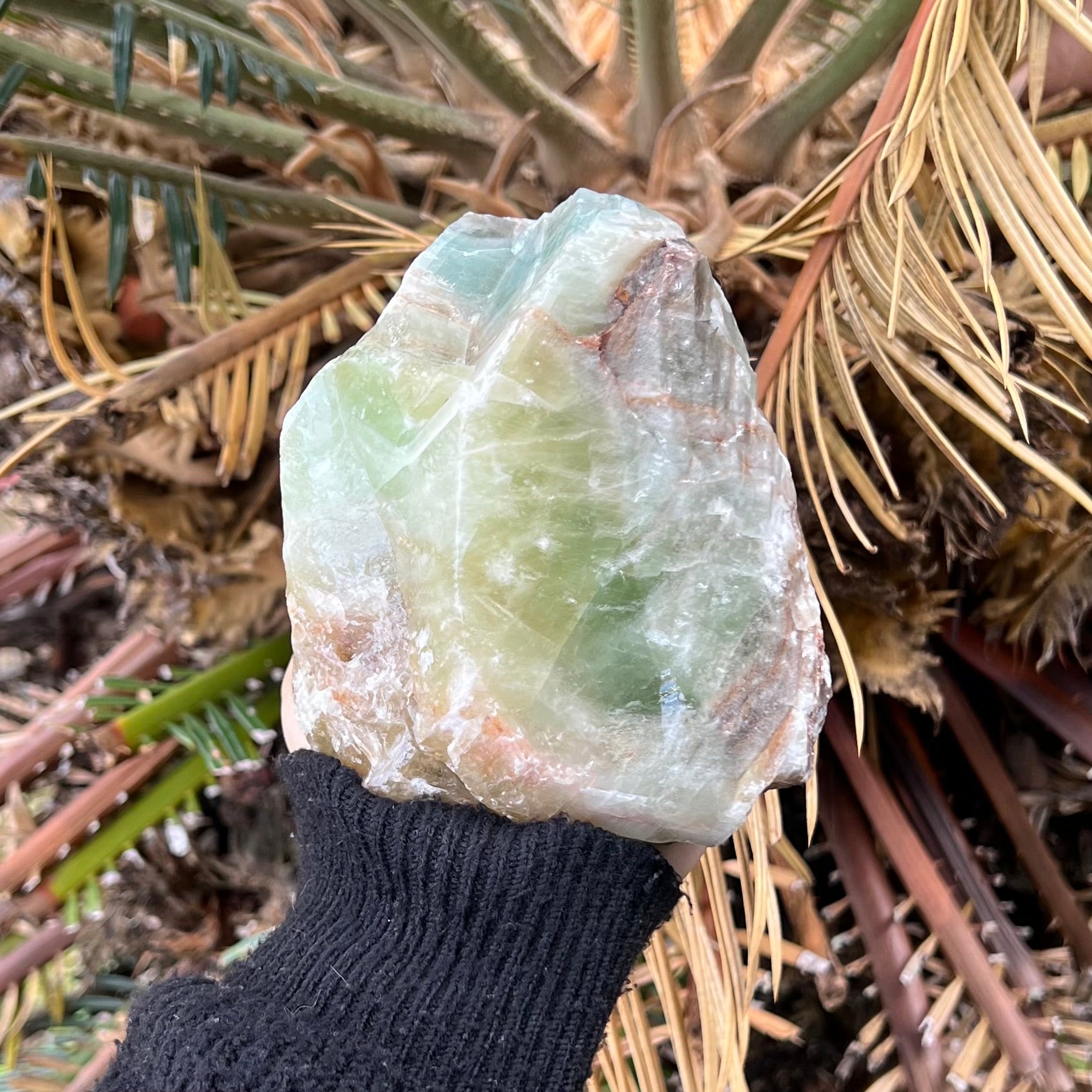 Pistachio Calcite Chunk