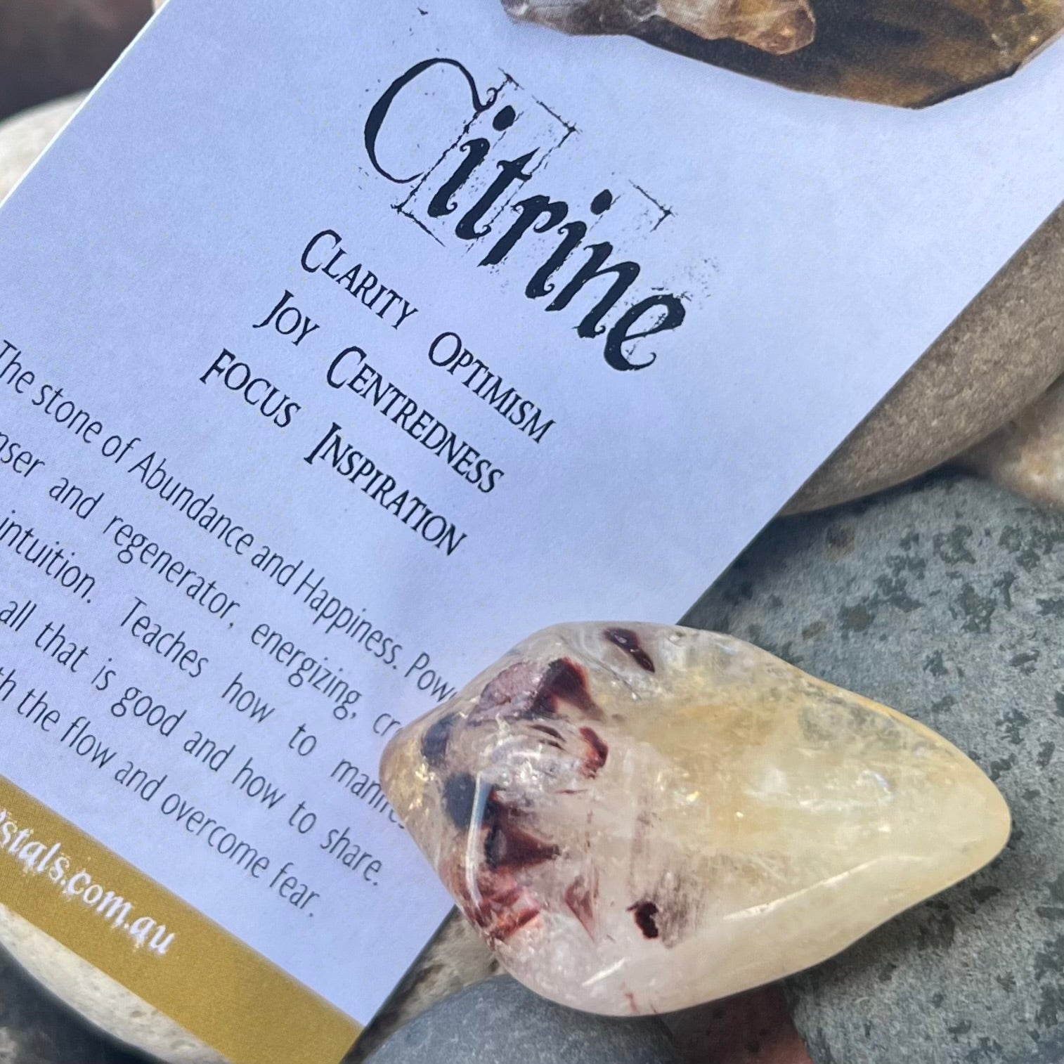 Citrine ~ Specialty Boxed Crystal