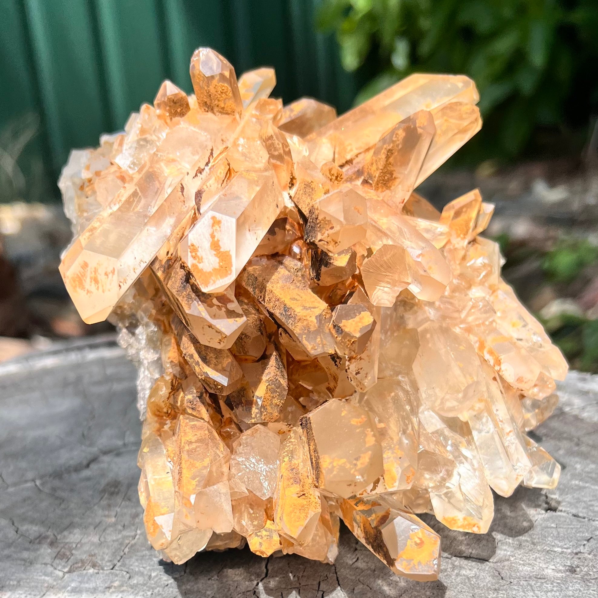 Smoky Citrine Cluster