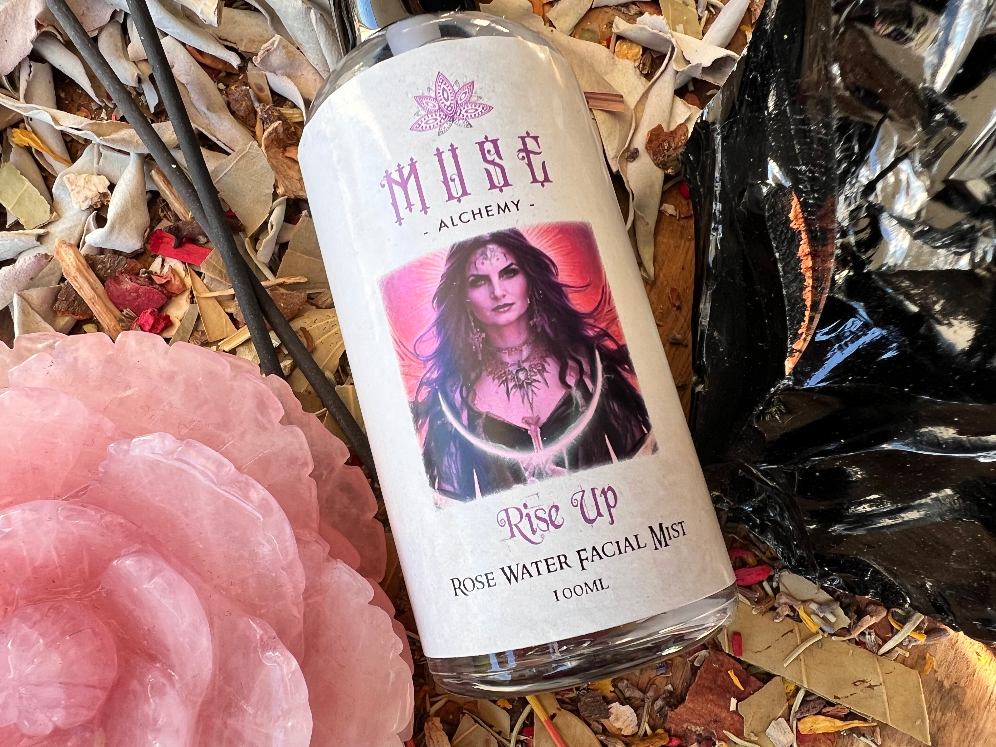 Muse Alchemy ~ Rise Up ~ Brume faciale à l'eau de rose 100 ml