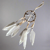 Boho Tree of Life White Dream Catcher