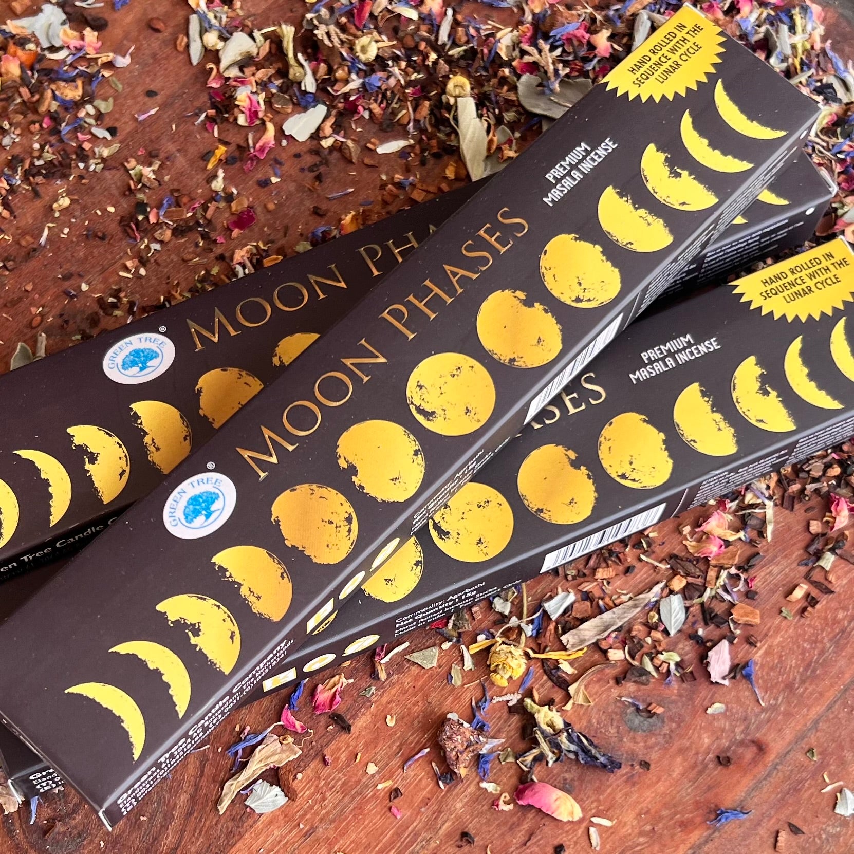 Moon Phases Incense ~ 12 Sticks