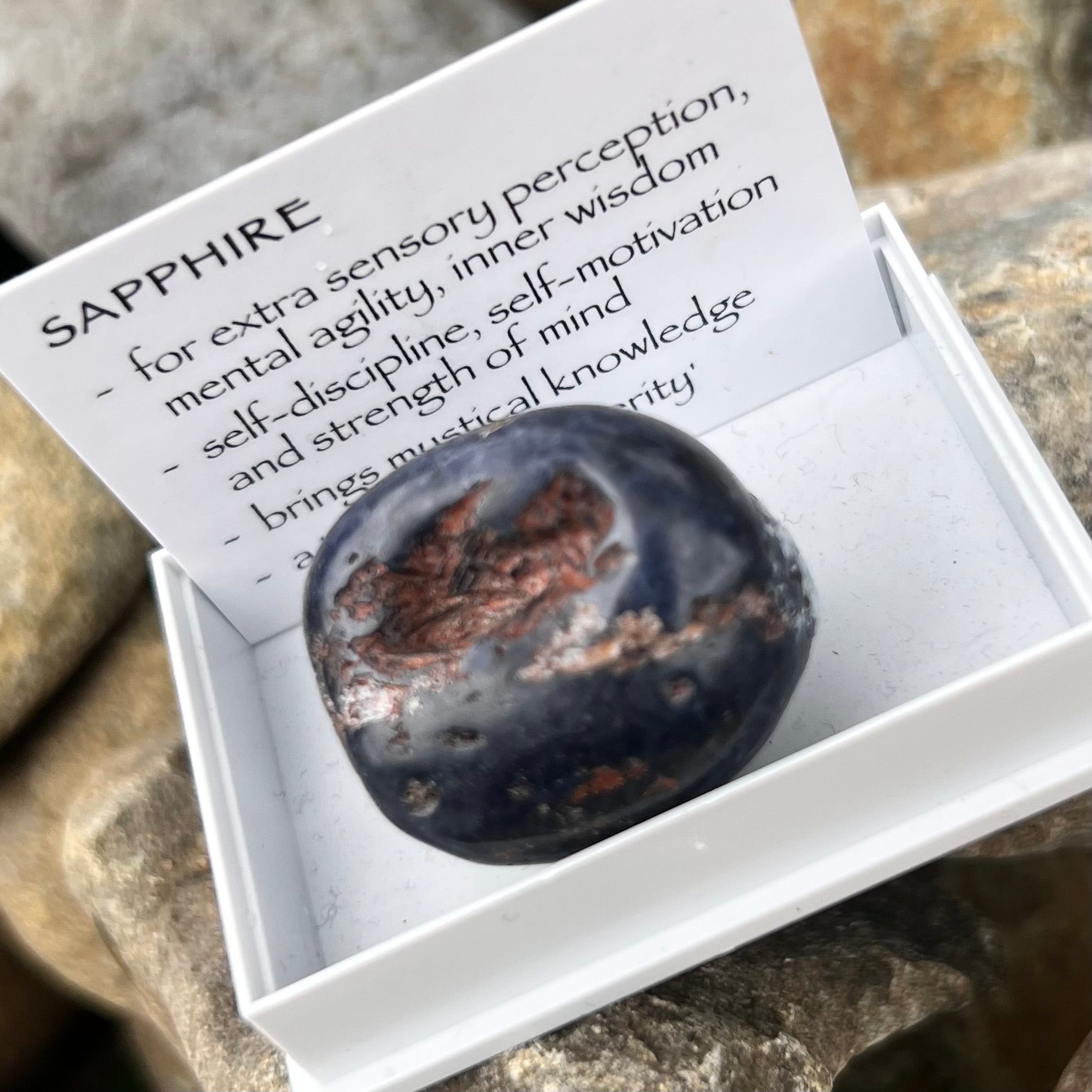 Sapphire ~ Specialty Boxed Crystal