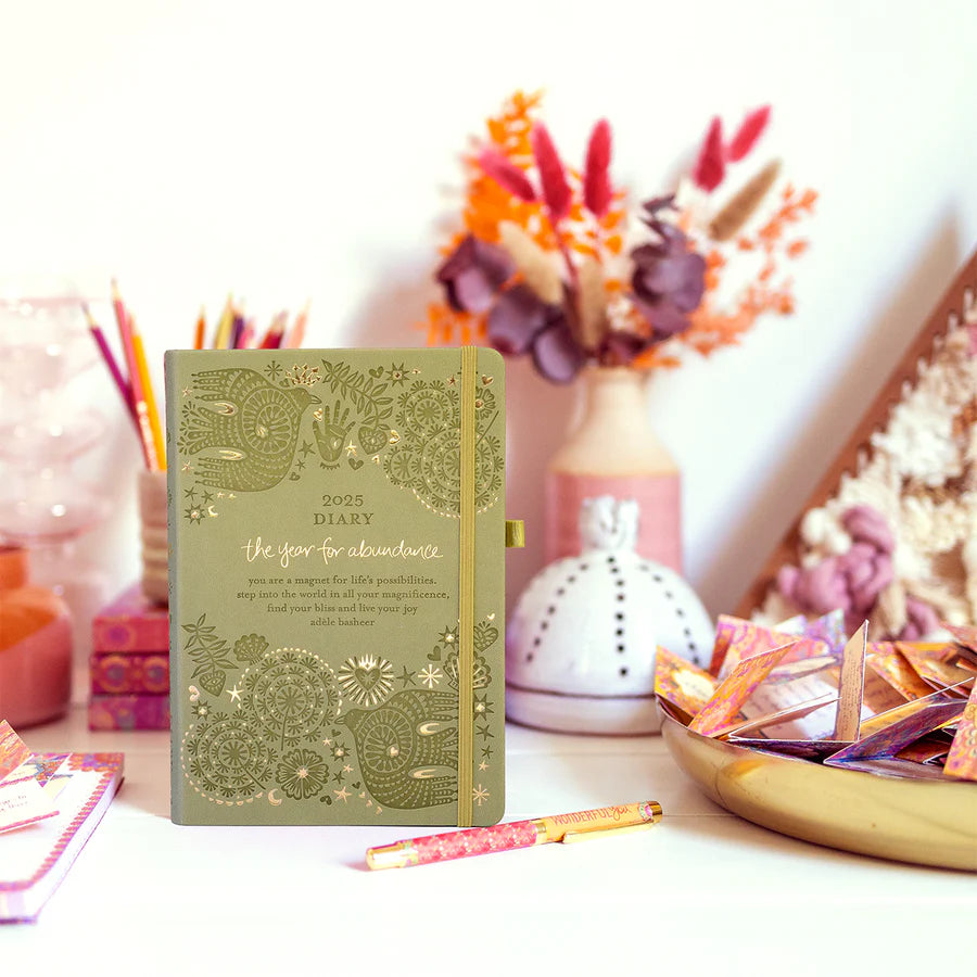 Intrinsic 2025 Diary Planner | The Year for Abundance - Olivine Green