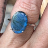 Labradorite ~ Sterling Silver Ring ~ Size 6