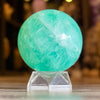 Minty Green Fluorite Sphere