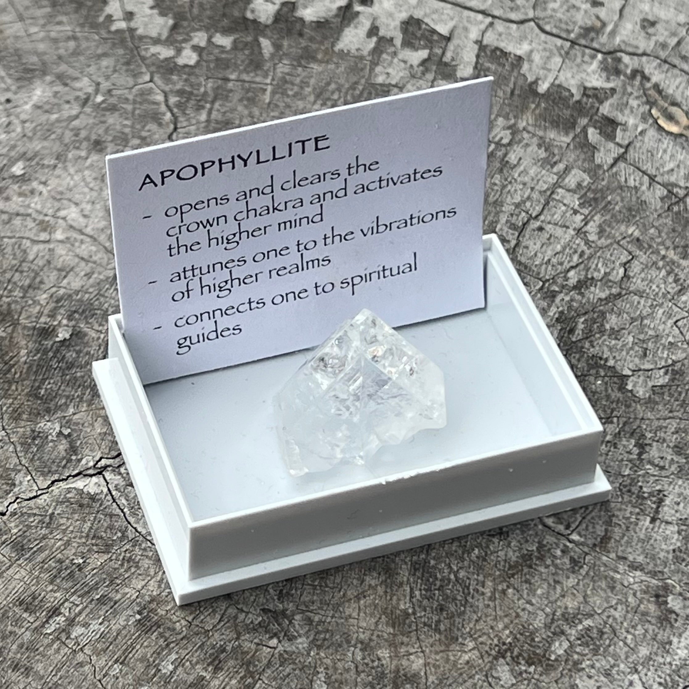 Apophylite ~ Specialty Boxed Crystal