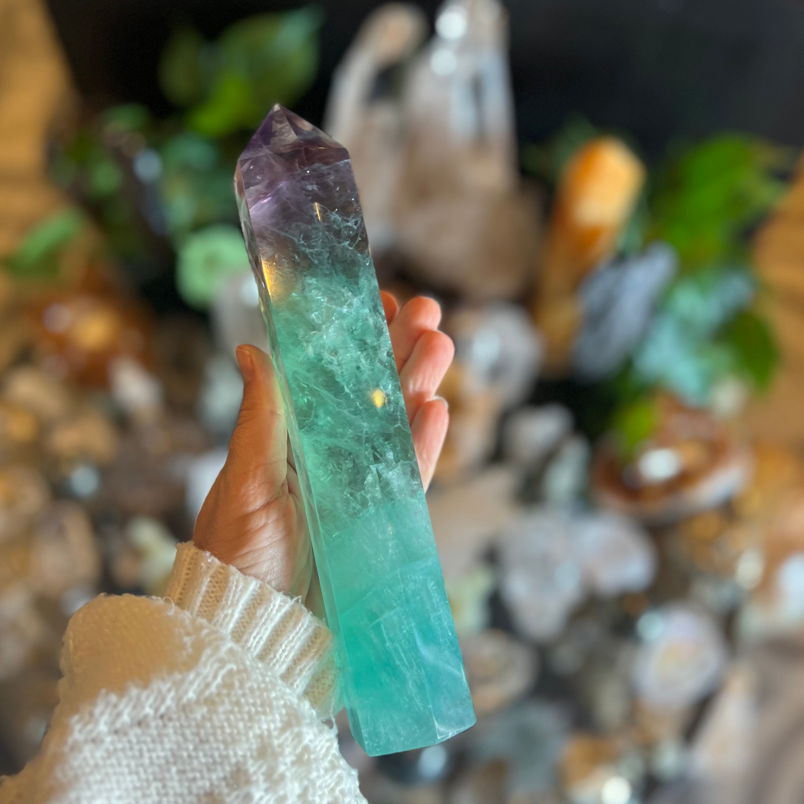Rainbow Fluorite Tower