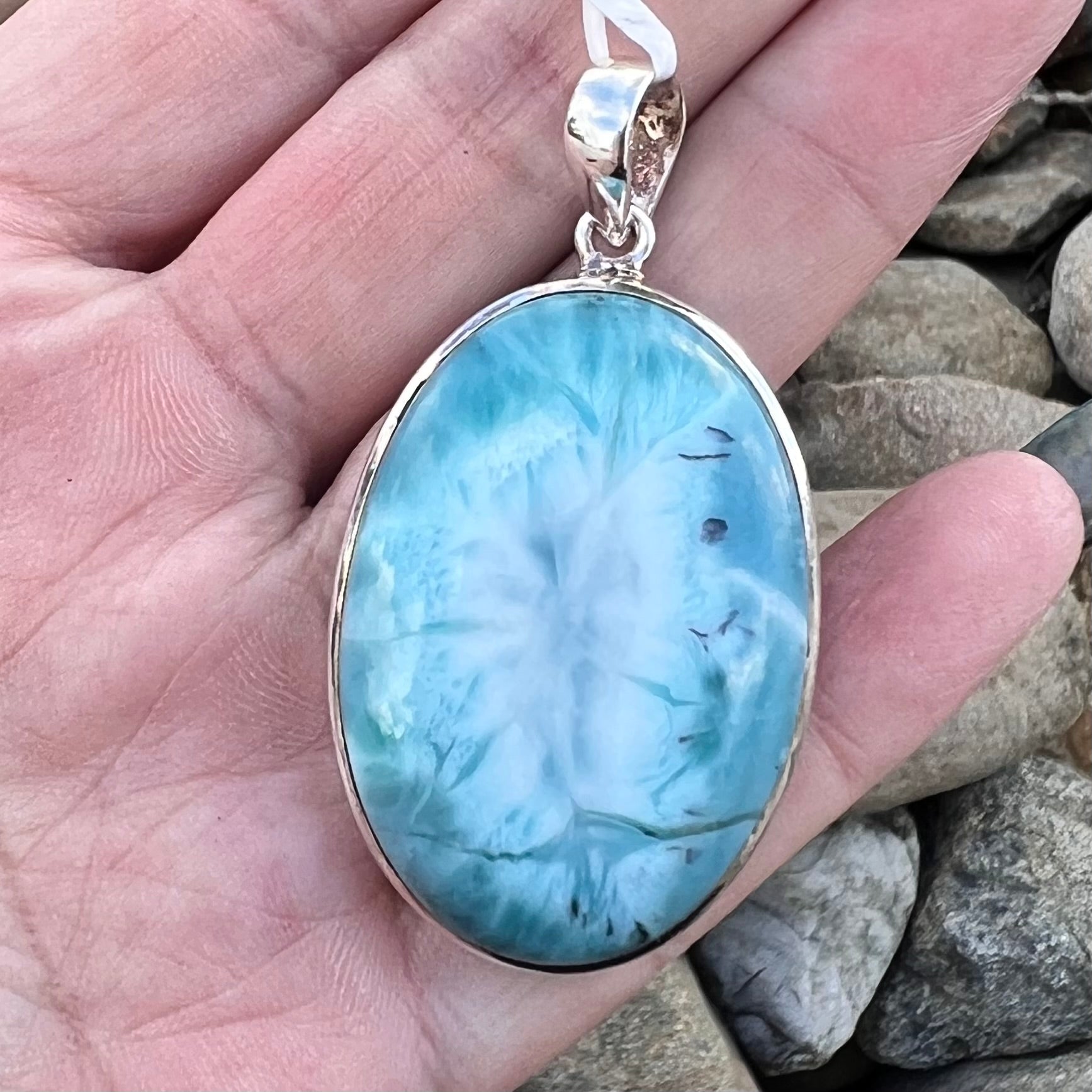 Larimar ~ Sterling Silver Pendant