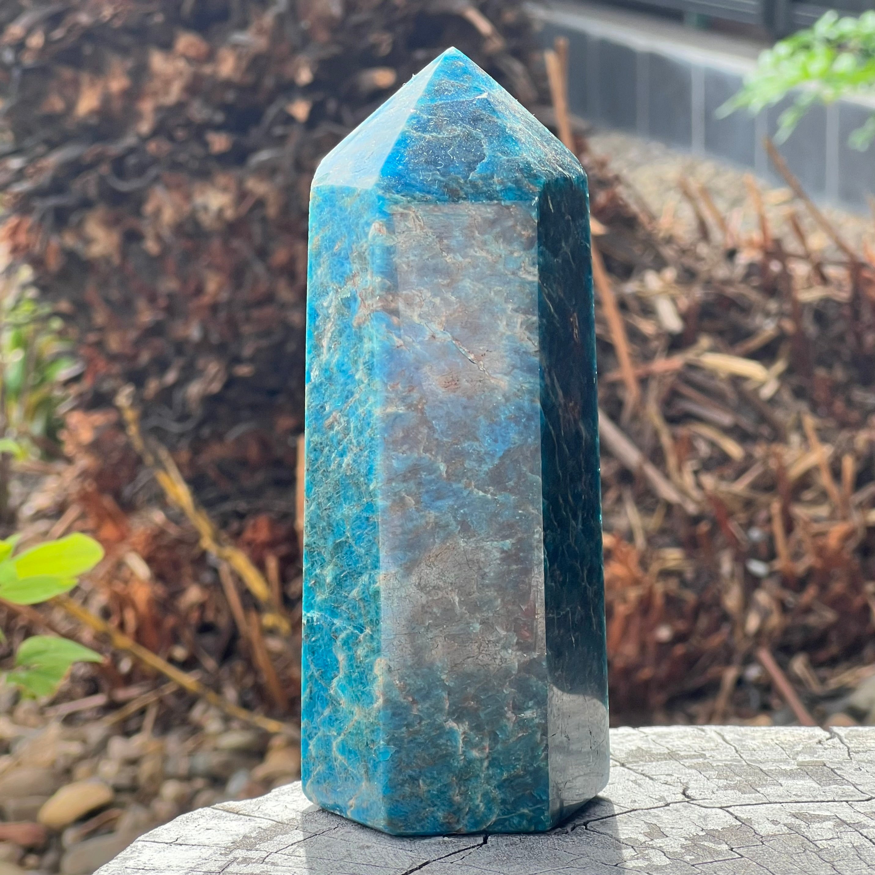 Blue Apatite Tower