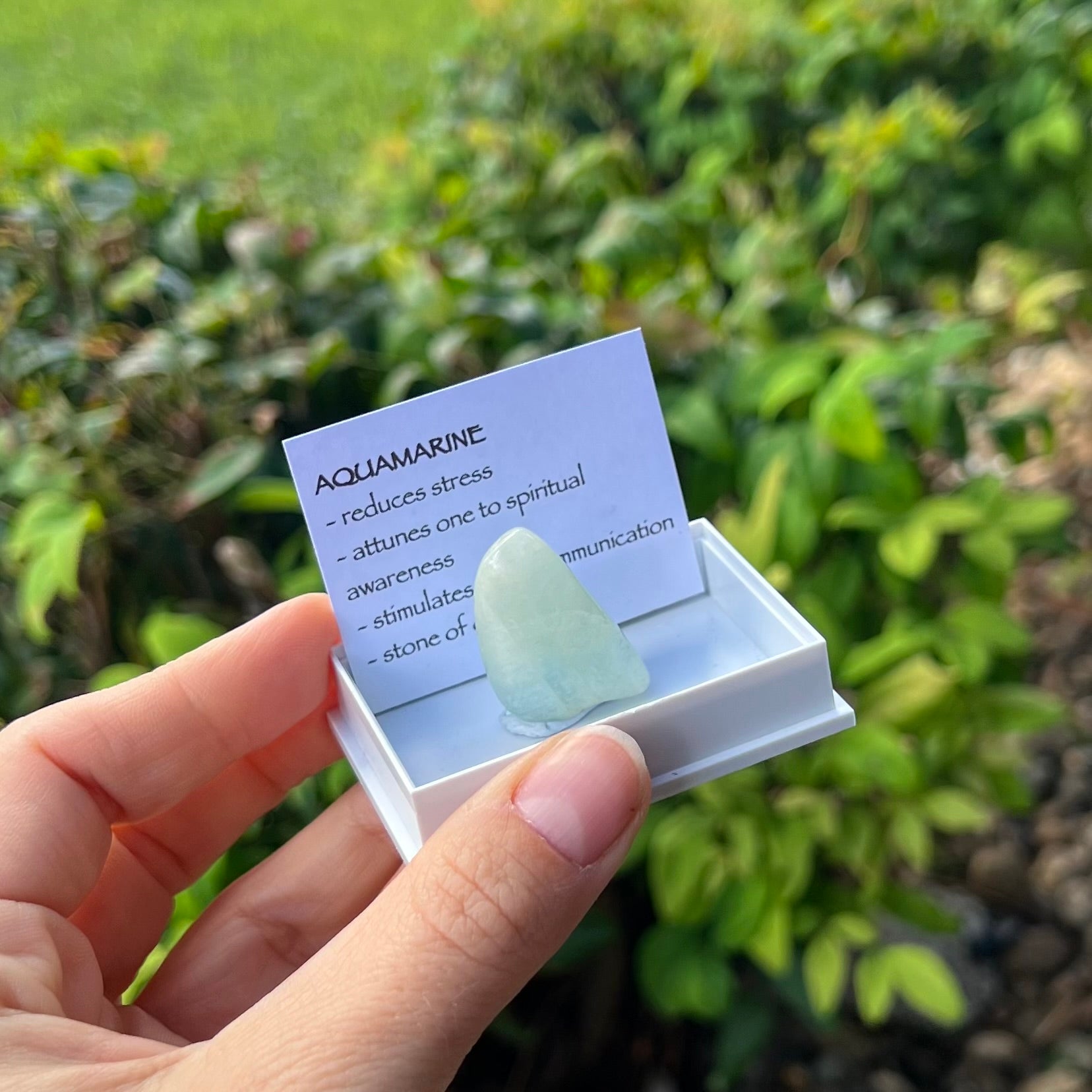 Aquamarine ~ Specialty Boxed Crystal