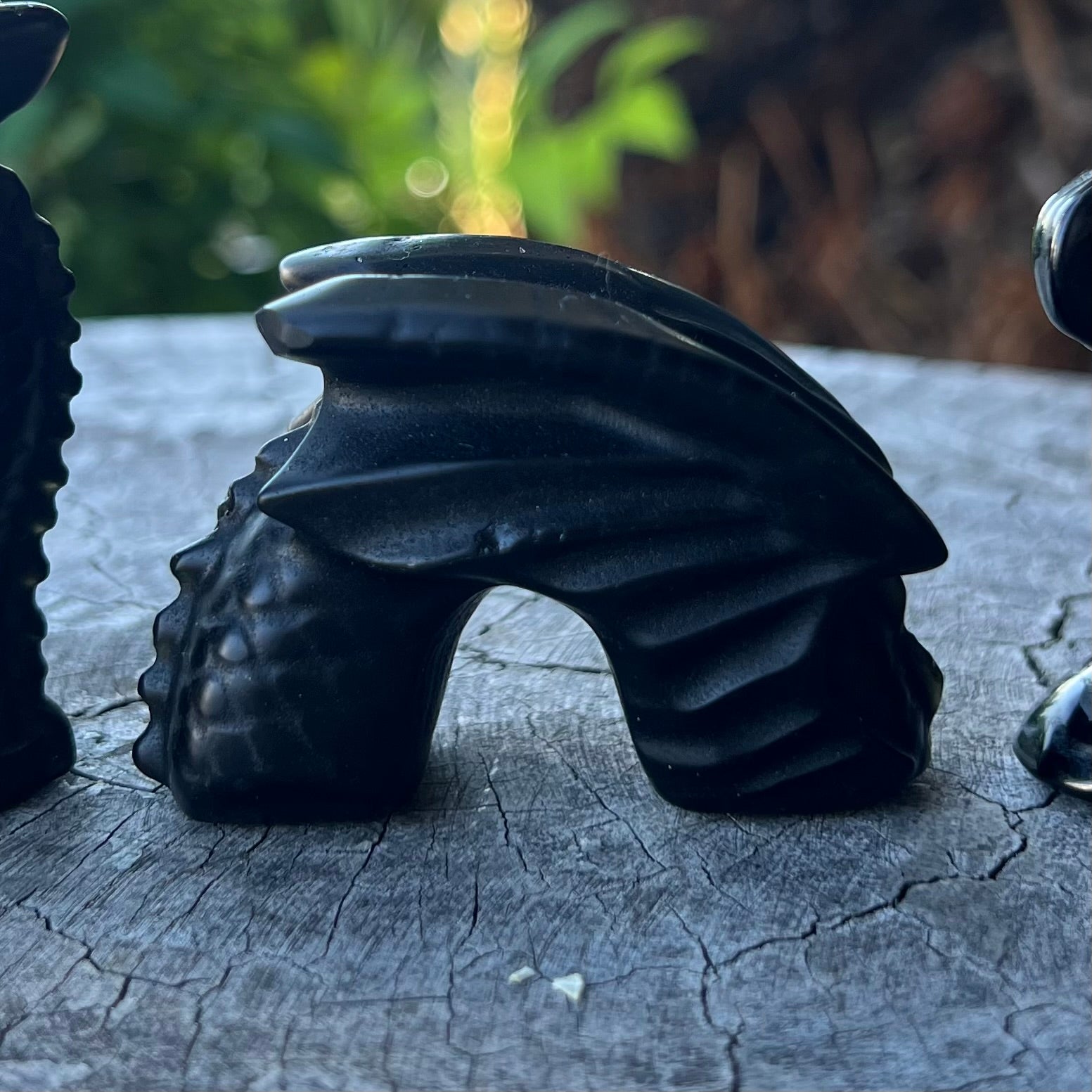 Black Obsidian Dragon ~ 3 Piece Set