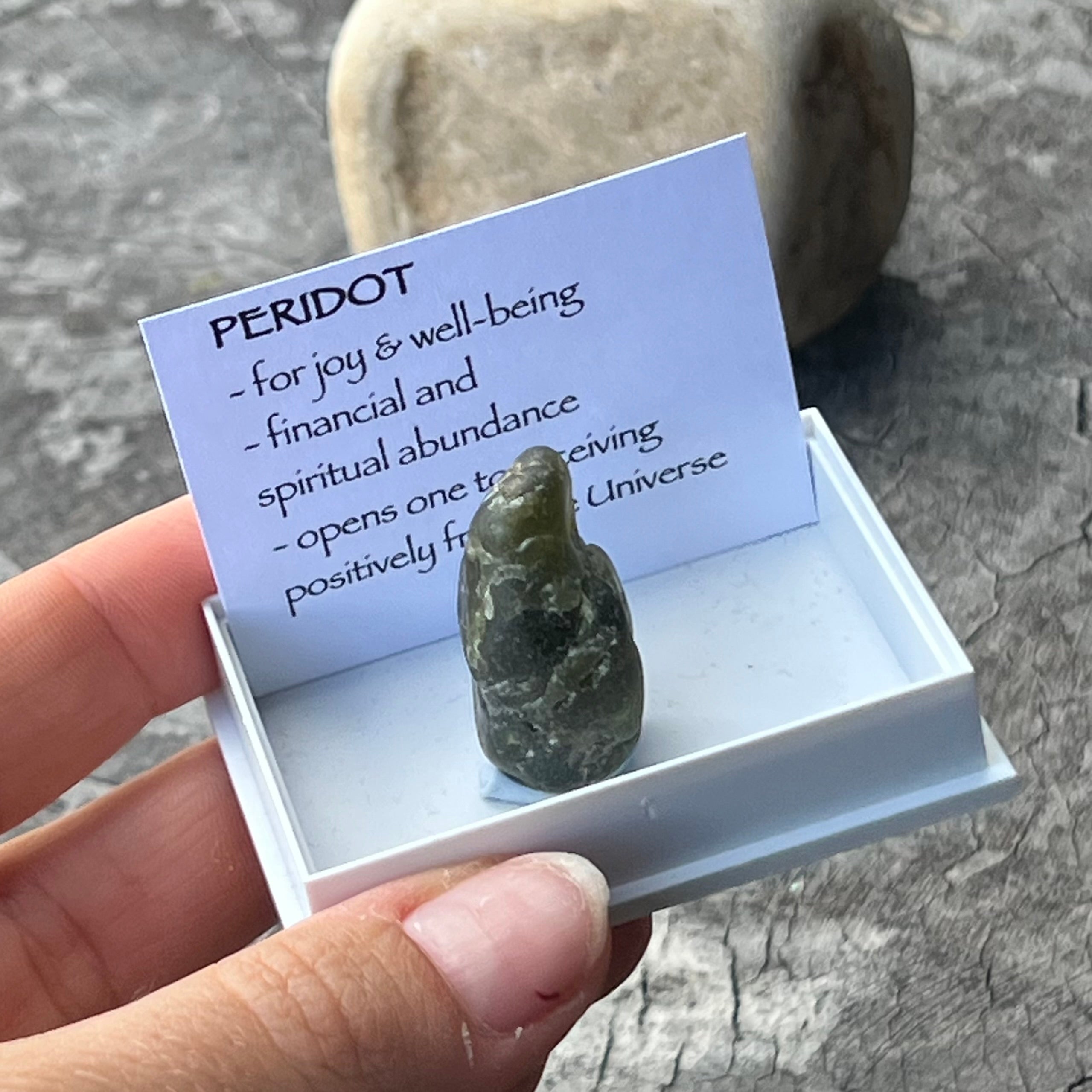 Peridot ~ Specialty Boxed Crystal