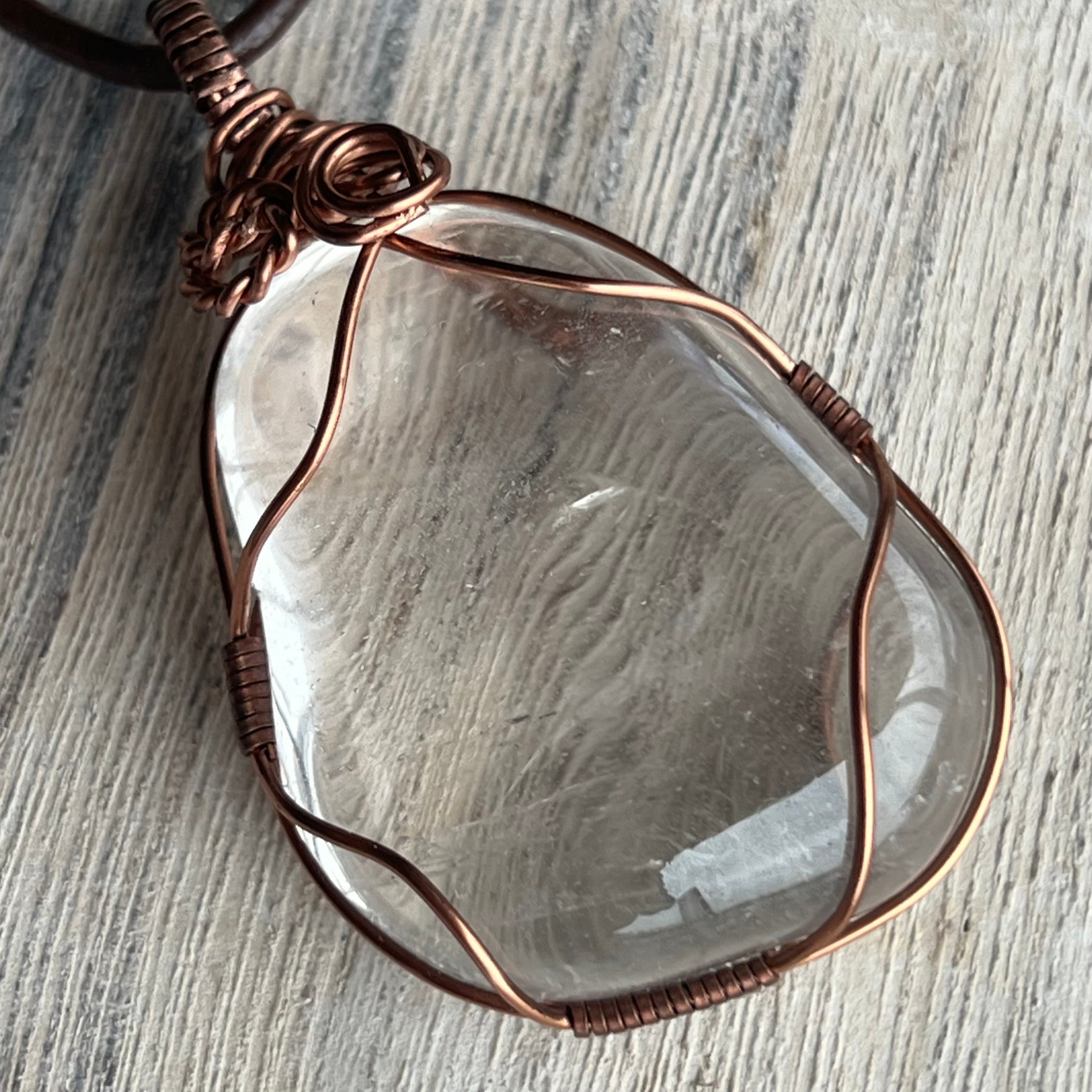 Muse Forged ~ Artesian Clear Quartz Necklace