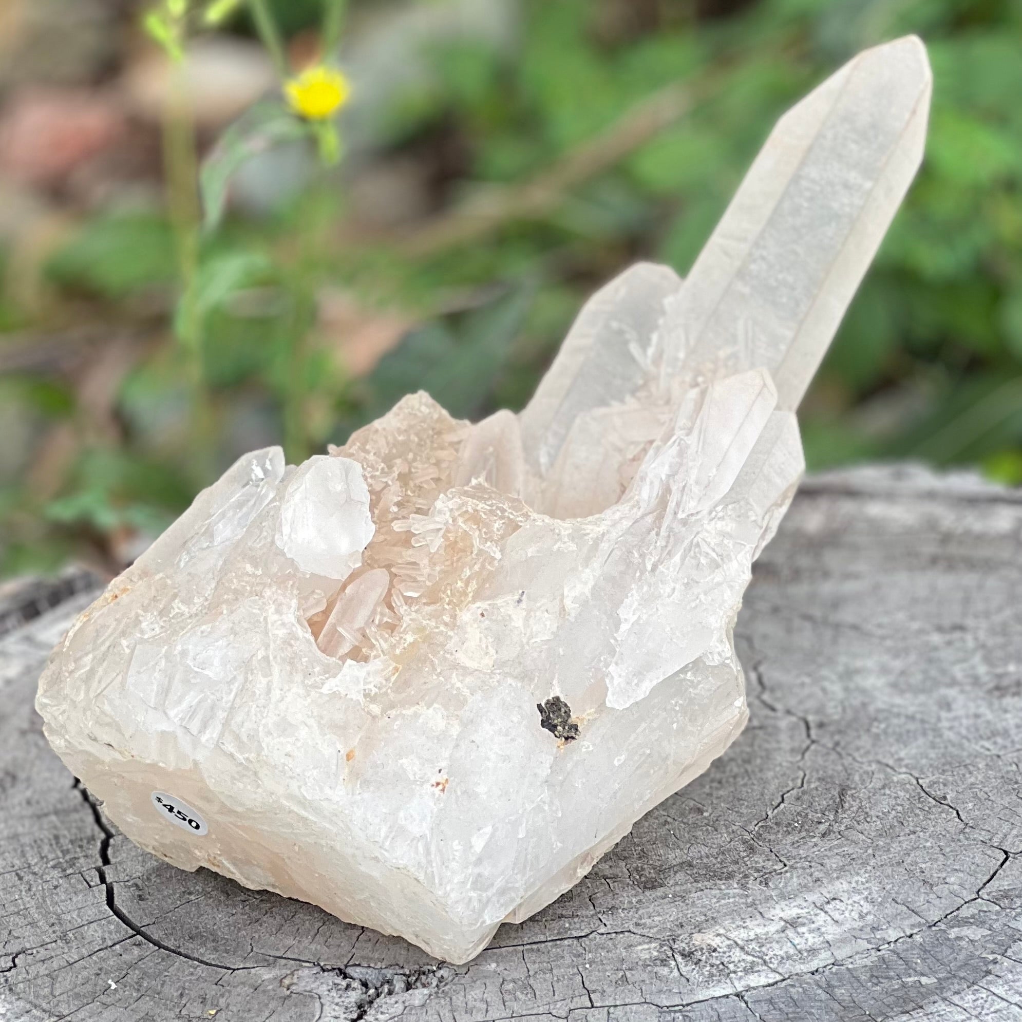 Clear Quartz Natural Raw Cluster