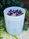 Amethyst Crystal Candle