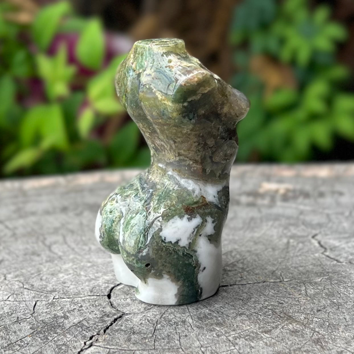 Moss Agate Goddess ~ Mini Lady Body (4)
