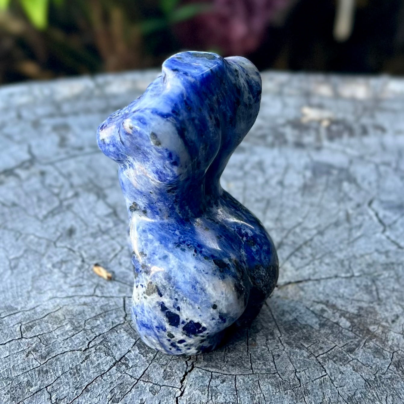Sodalite Woman Lady Body Carving ~ 1