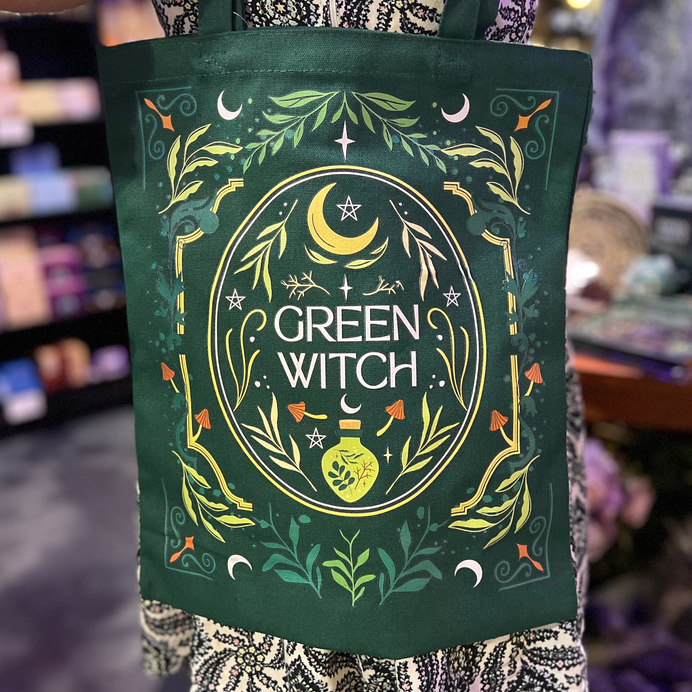 Green Witch ~ Tote Bag