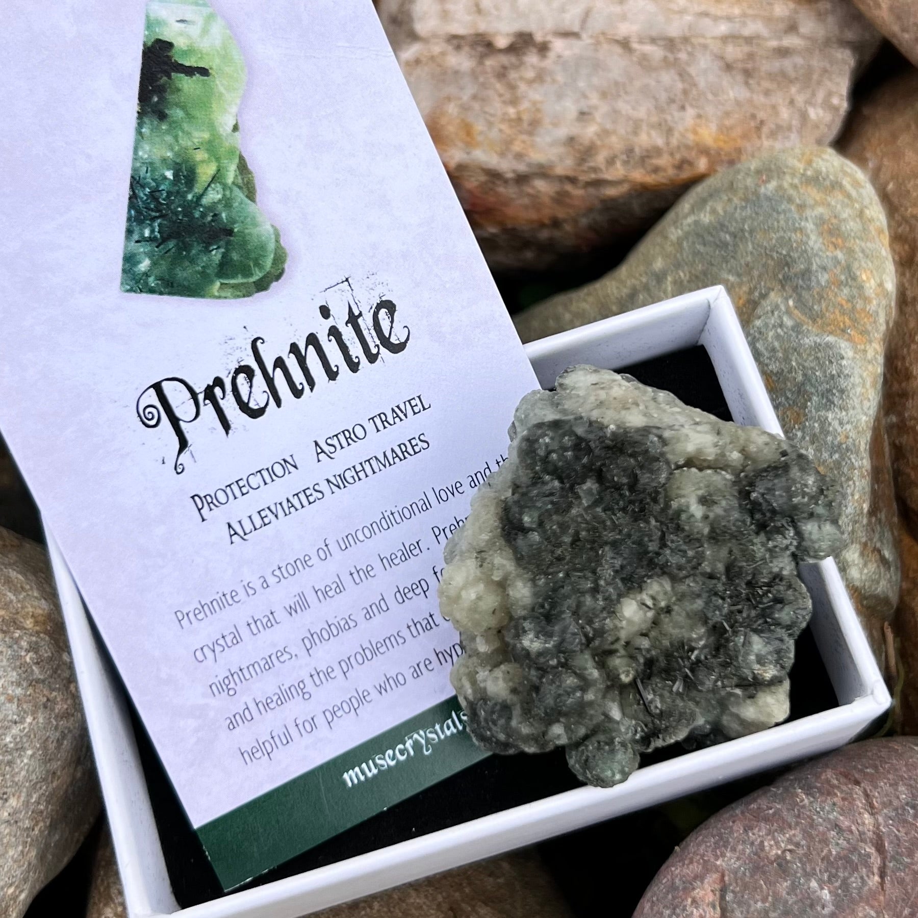 Prehnite Specimen ~ Specialty Boxed Crystal