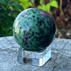 Ruby in Zoisite ~  Sphere