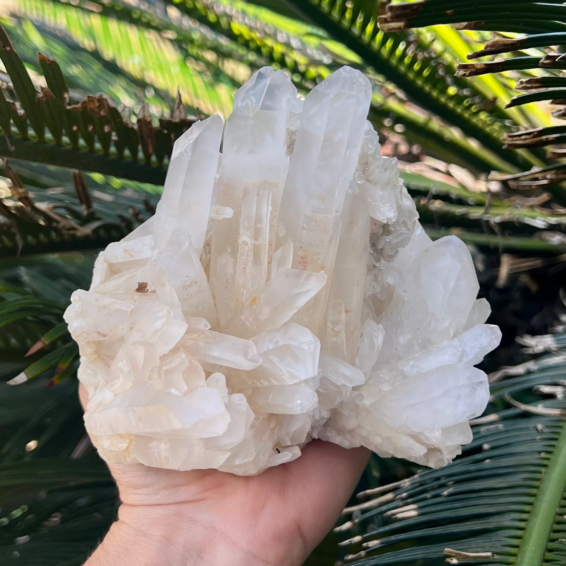 Clear Quartz Natural Raw Cluster