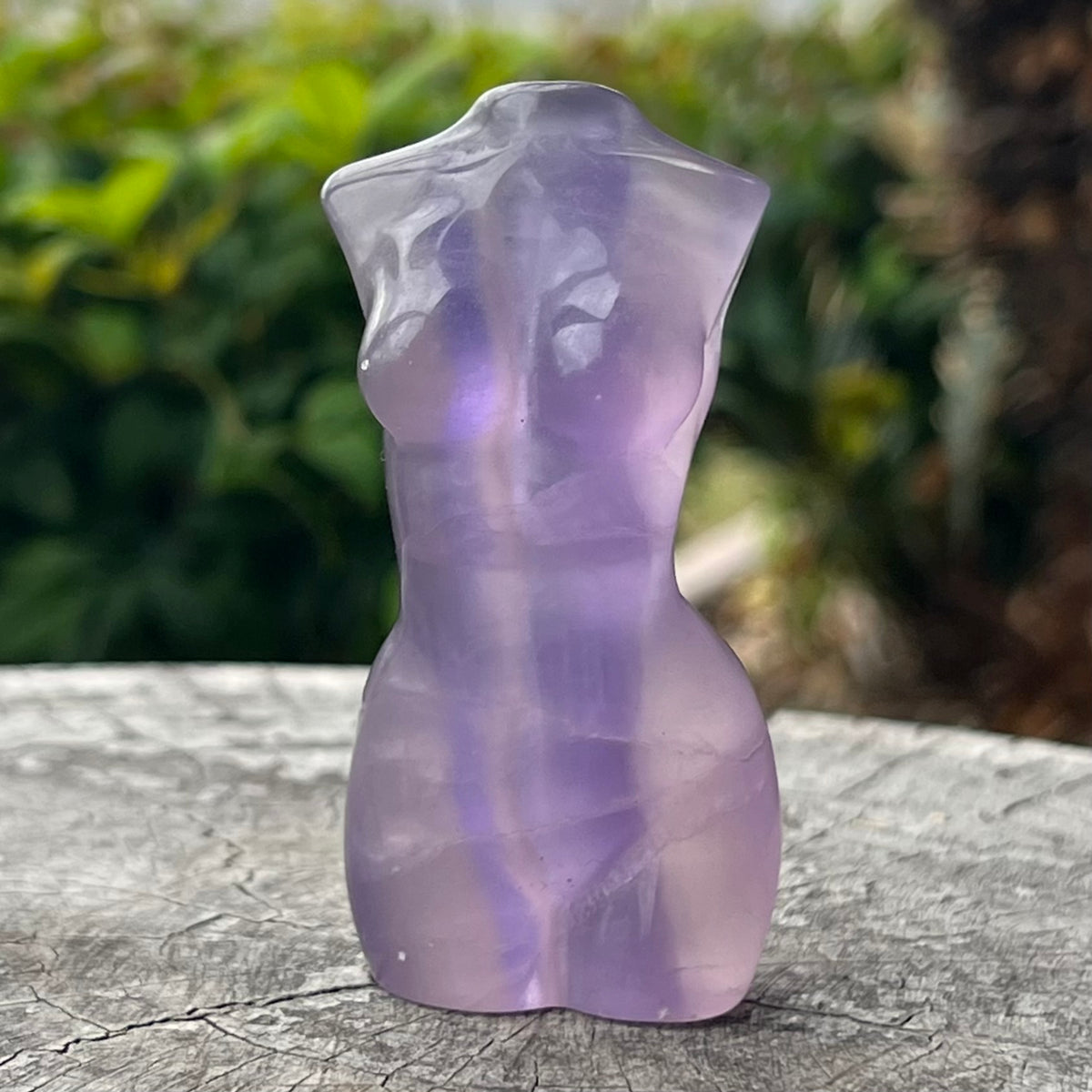 SALE ~ Purple Fluorite ~ Lady Body Carving