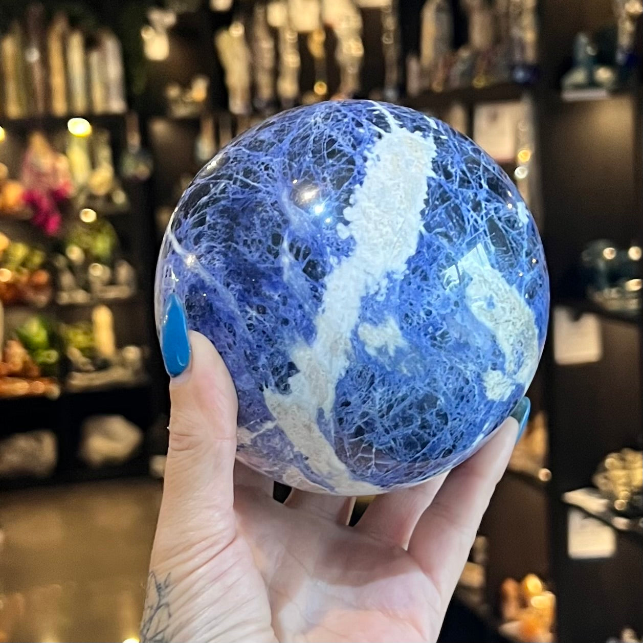 Self Expression Sphere ~ Sodalite