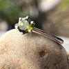 Moldavite Ring set in Sterling Silver size 8