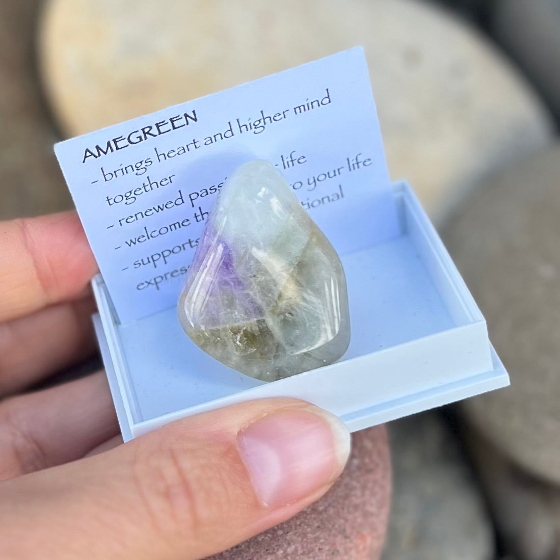 Amegreen ~ Specialty Boxed Crystal
