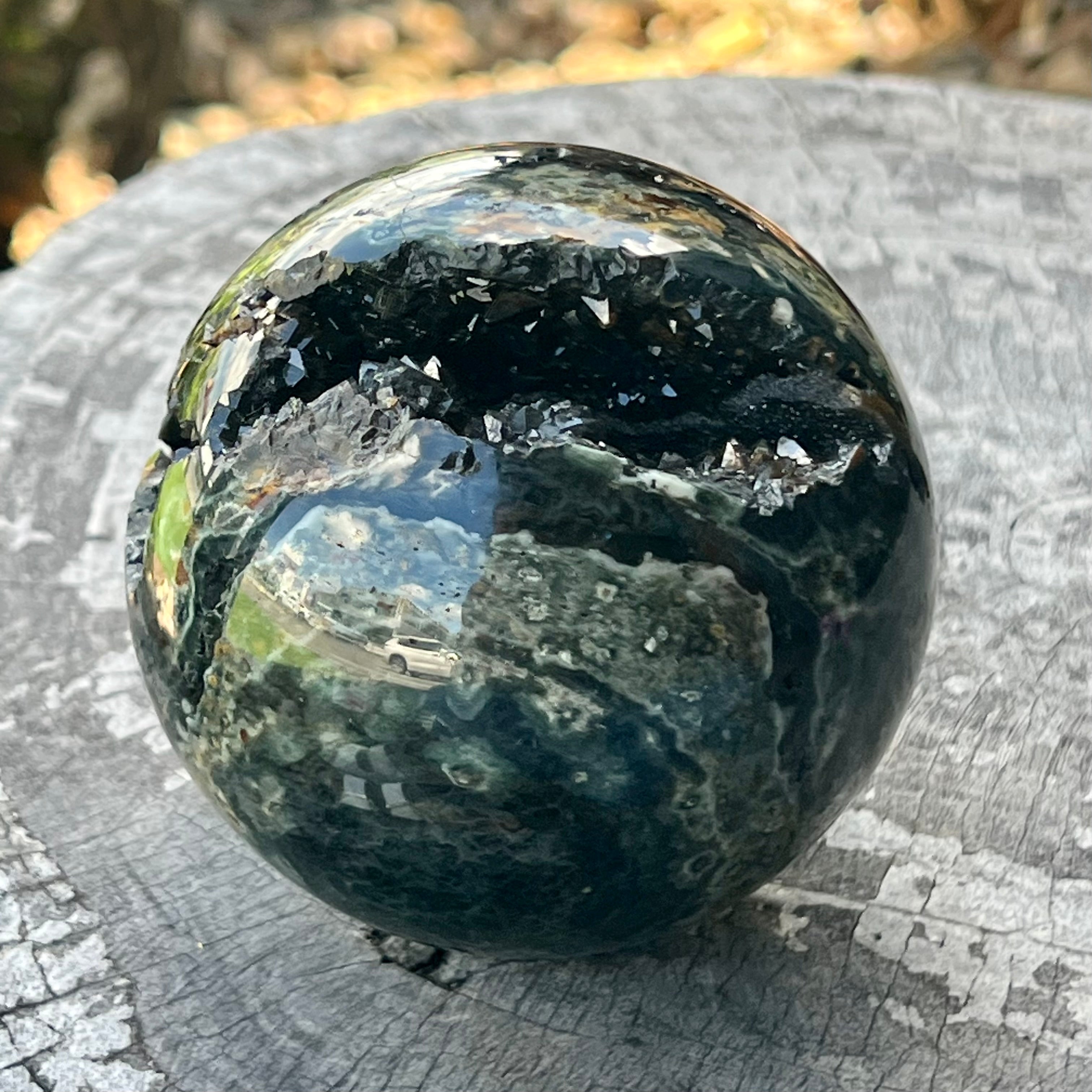 Ocean Jasper Sphere