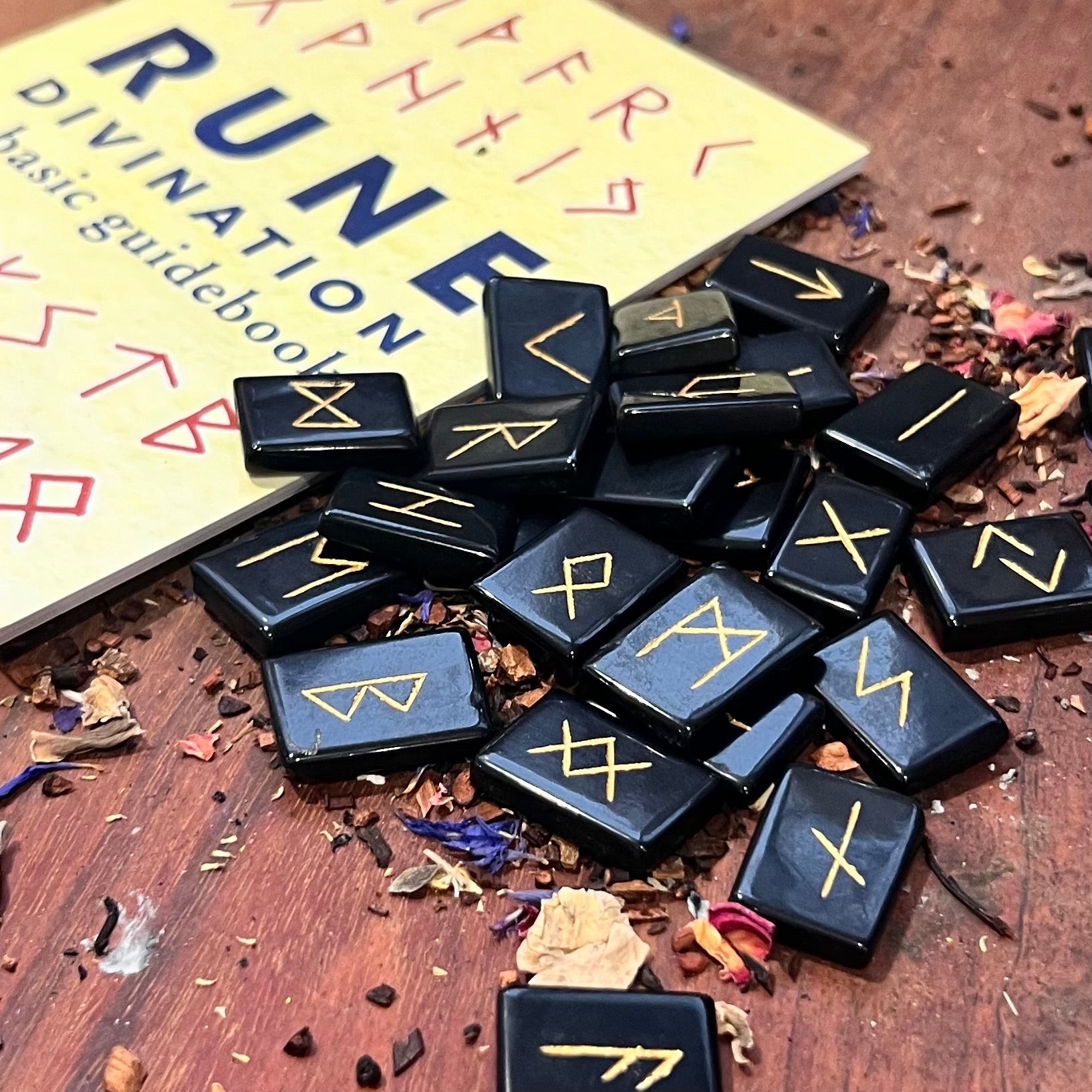 Black Obsidian Runes – Muse Crystals & Mystical Gifts