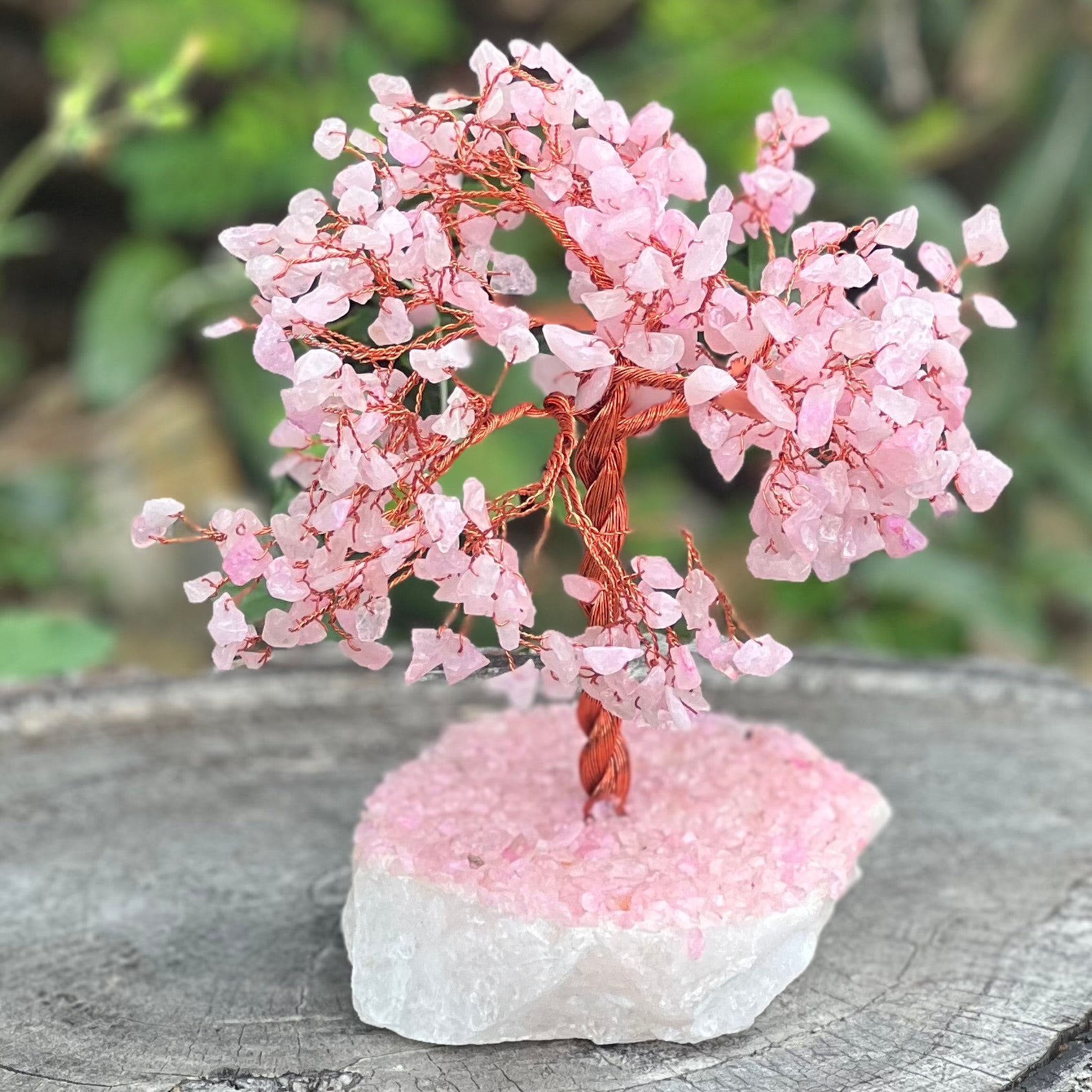 Rose Quartz Large Crystal Tree