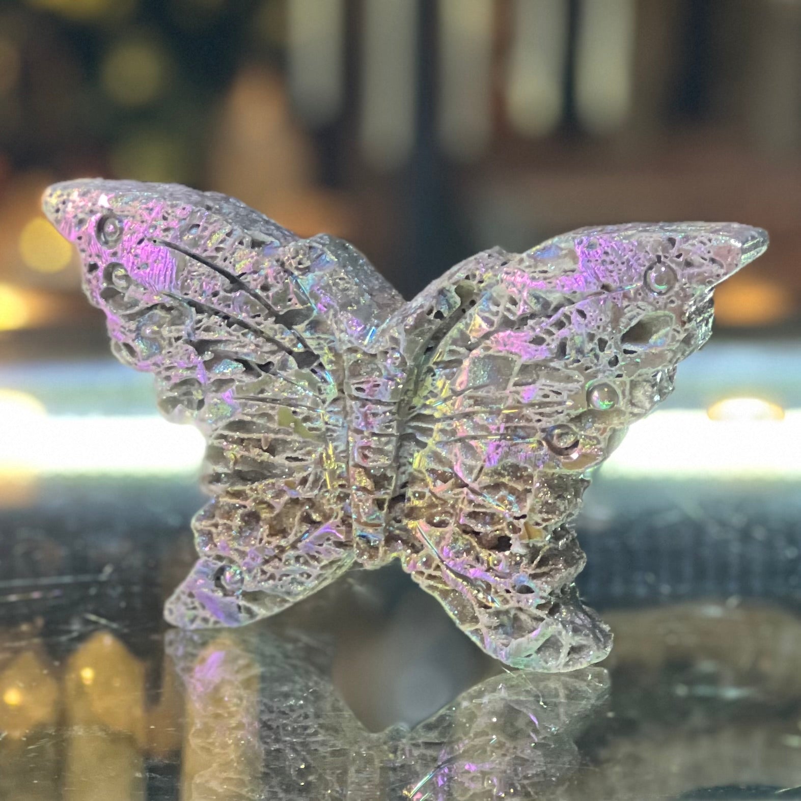 Butterfly Electroplated Sphalarite