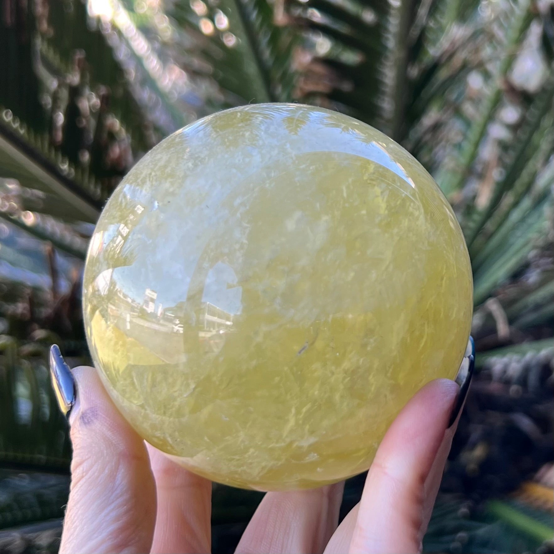 Citrine Abundance & Joy Large Sphere