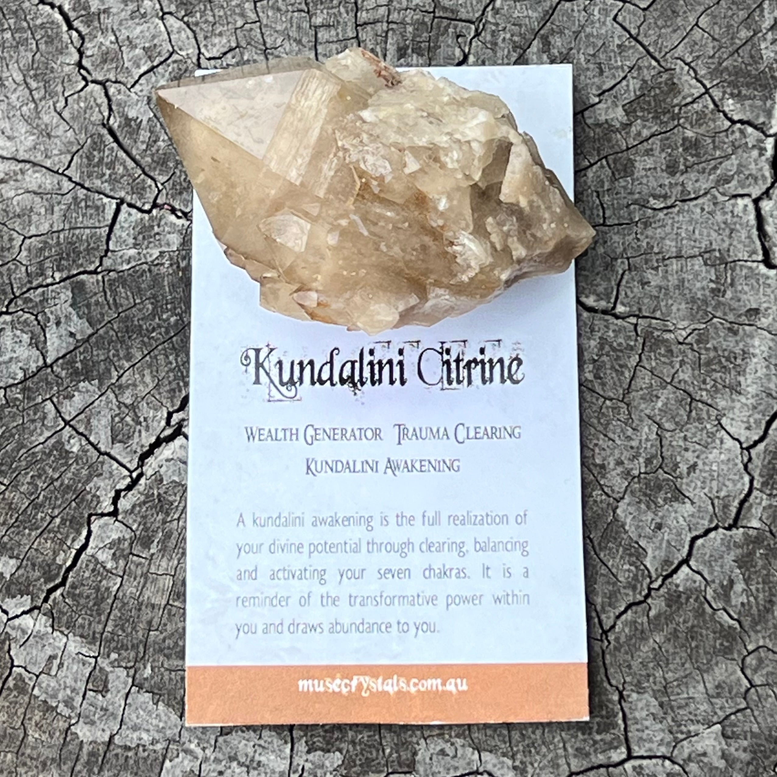 Kundalini Citrine~ Specialty Crystal