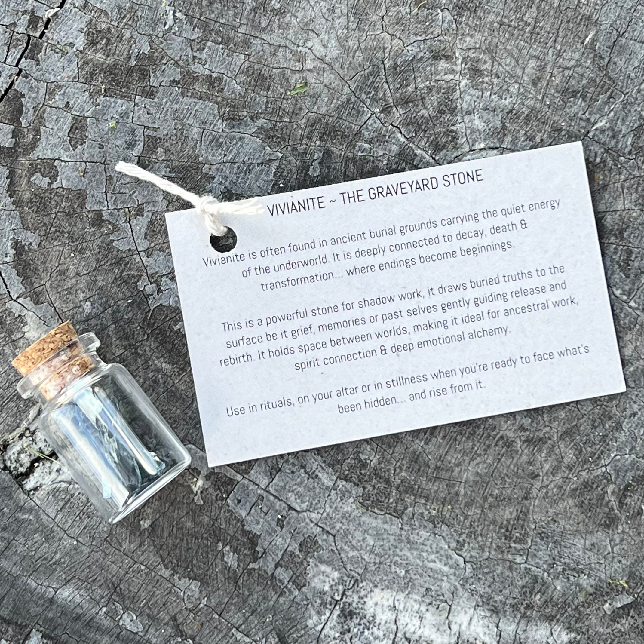 Vivianite ~ Grief and Truth