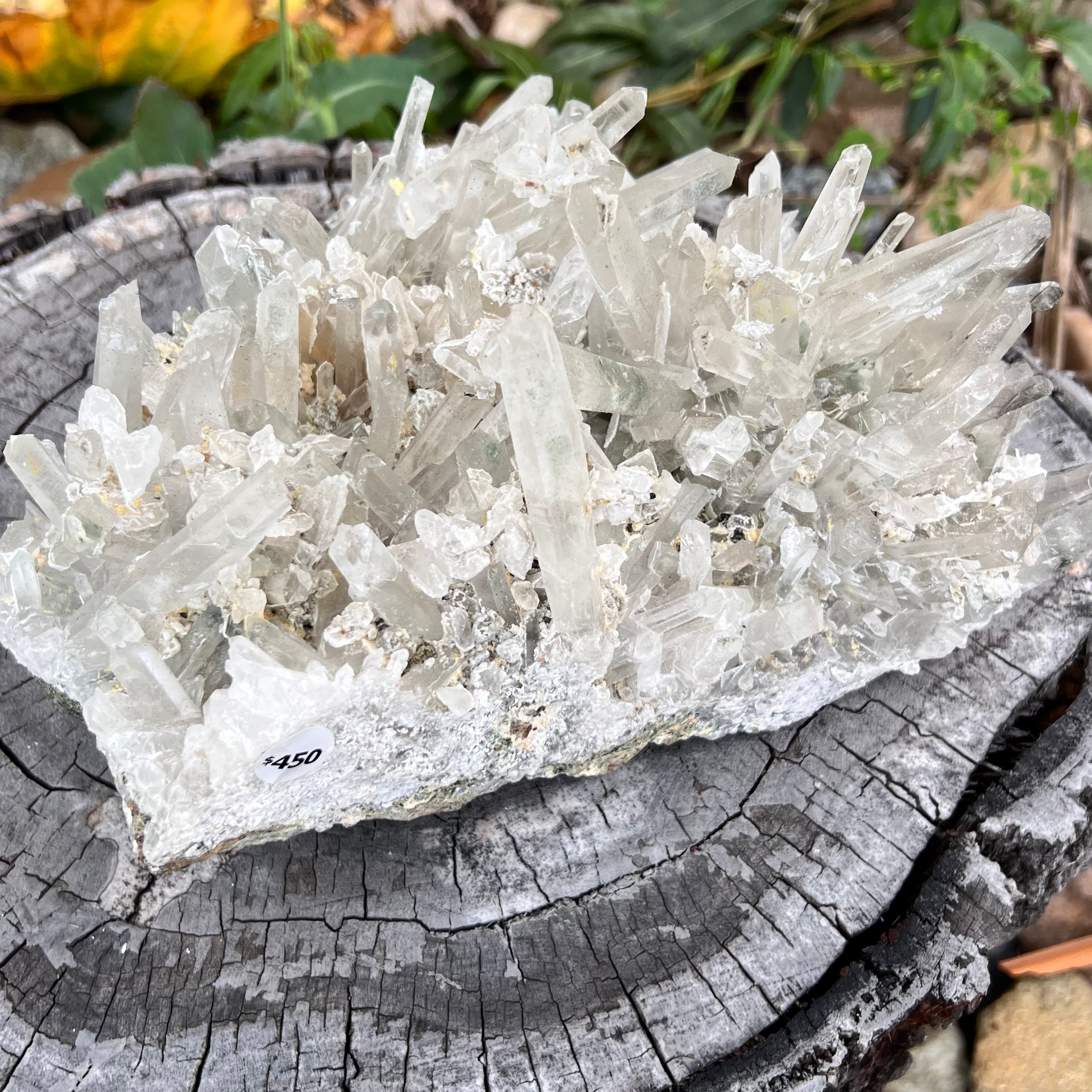 Clear Quartz Natural Raw Cluster