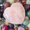 Rose Quartz Large Heart