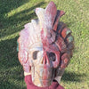 Ocean Jasper Tribal Guardian Skull