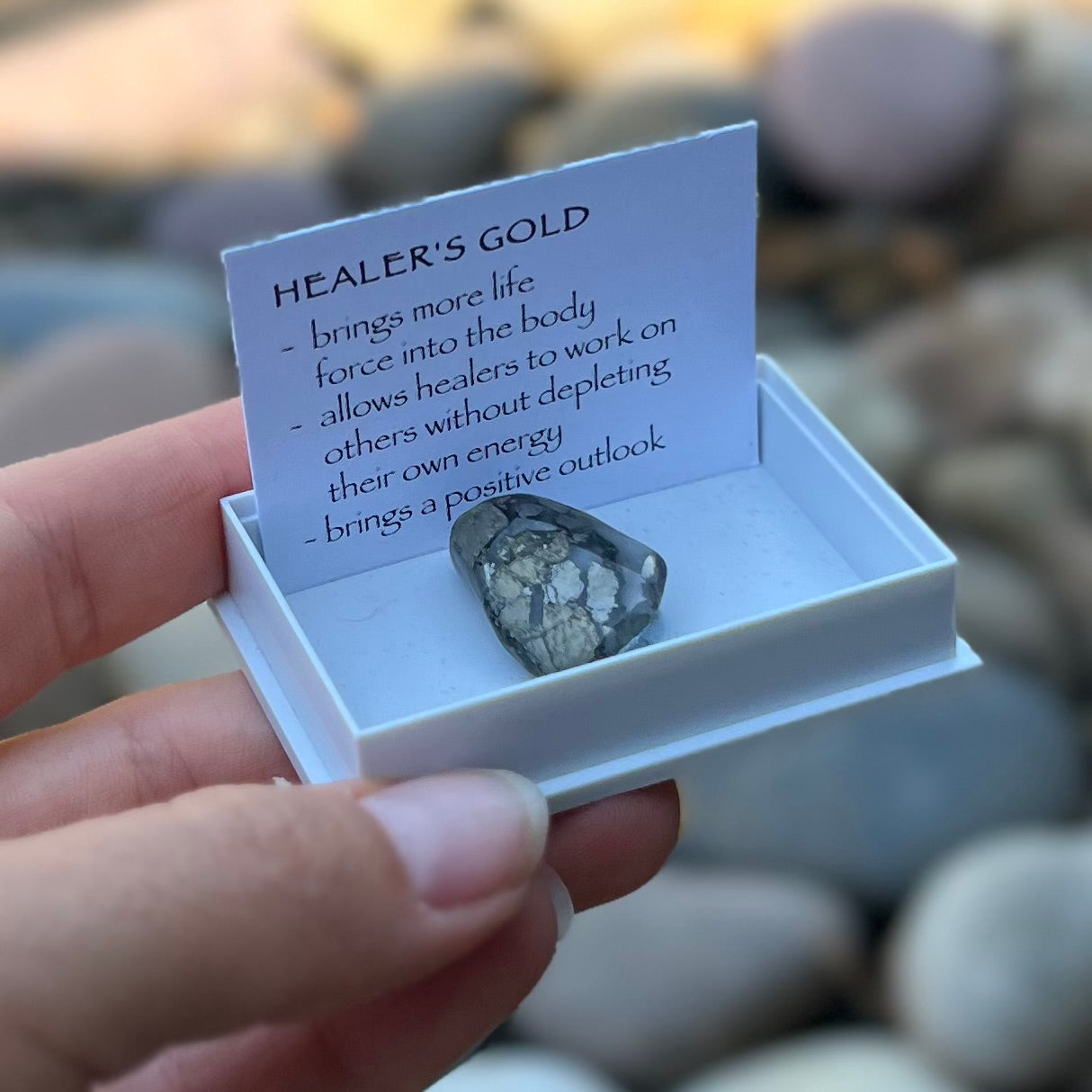 Healers Gold ~ Specialty Boxed Crystal