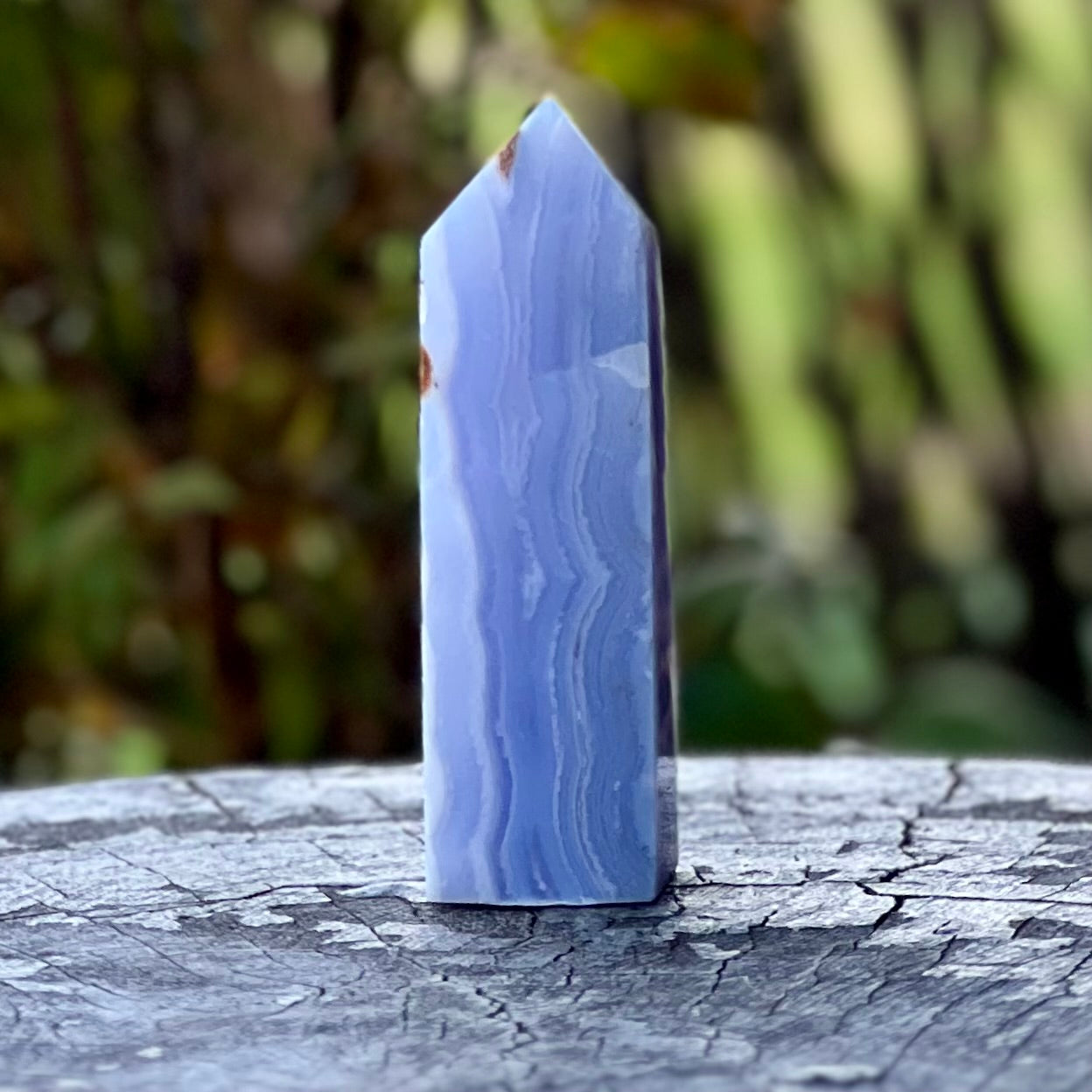 Blue Lace Agate Tower